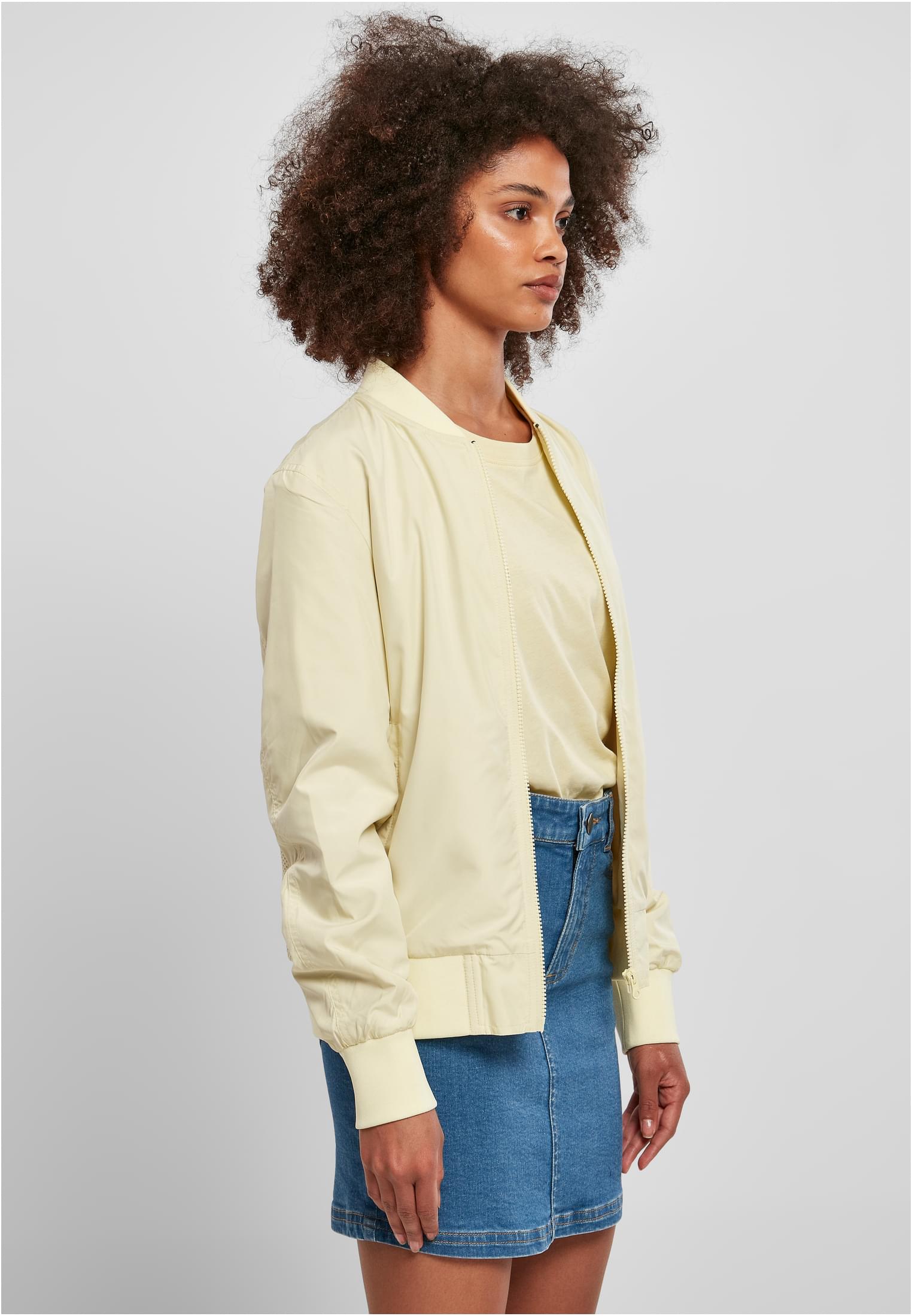 Ladies Light Bomber Jacket | softyellow