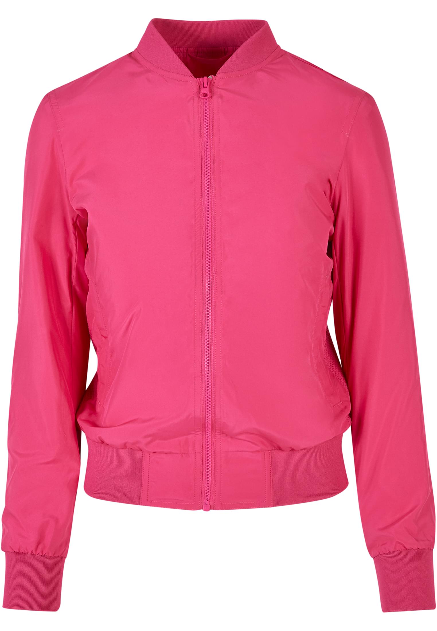 Ladies Light Bomber Jacket | hibiskus pink