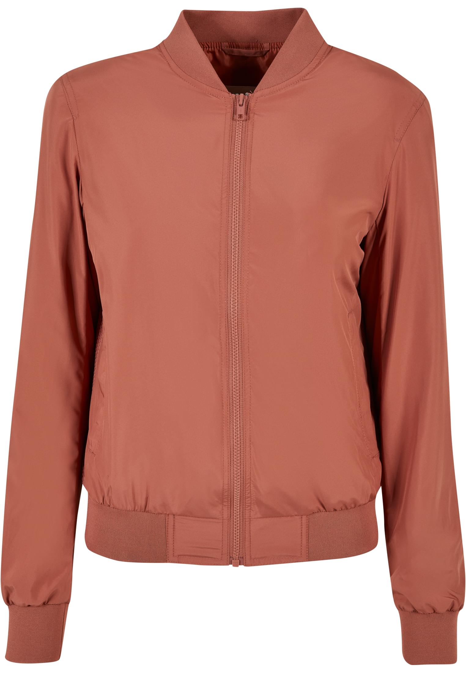 Ladies Light Bomber Jacket | terracotta