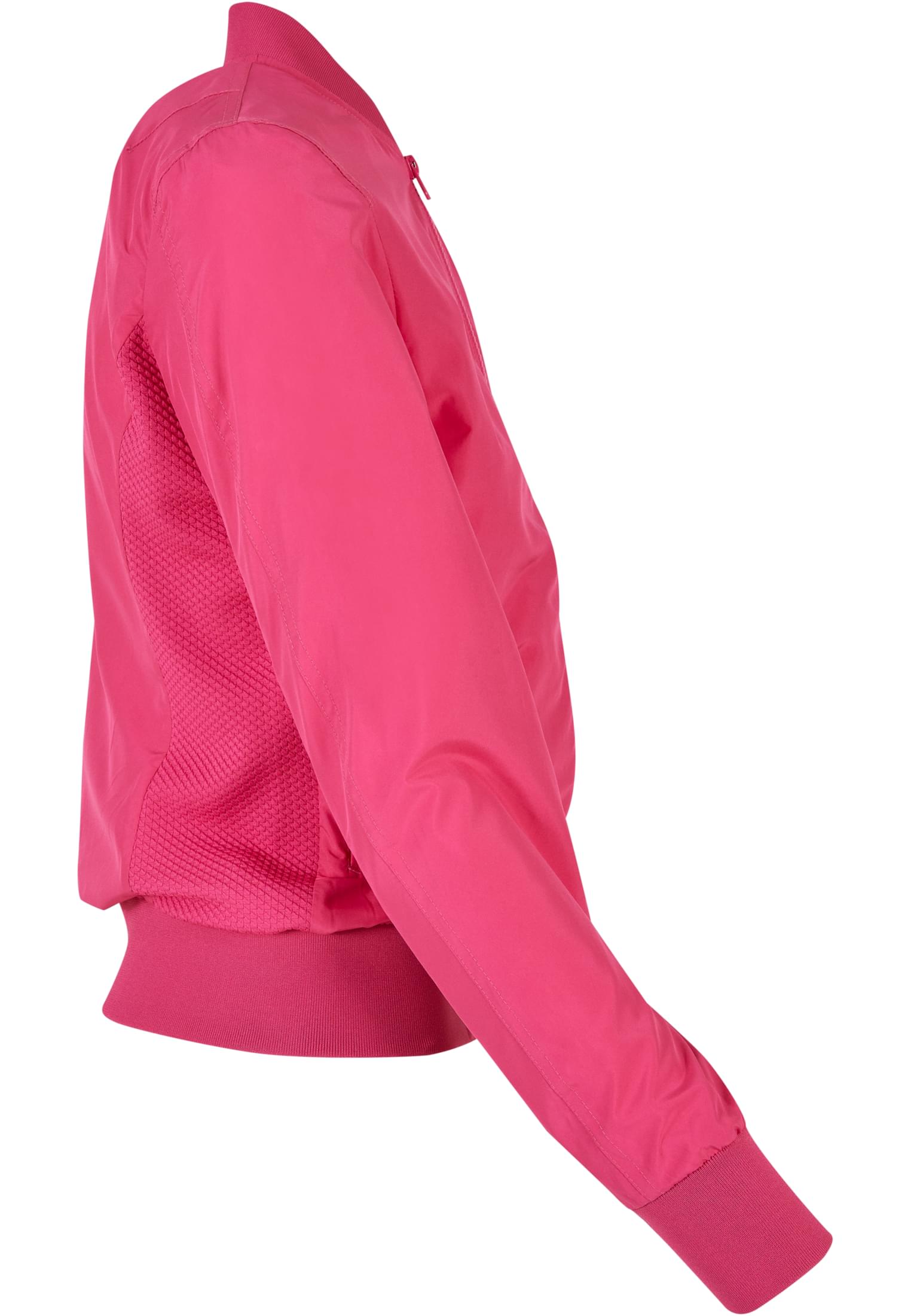 Ladies Light Bomber Jacket | hibiskus pink