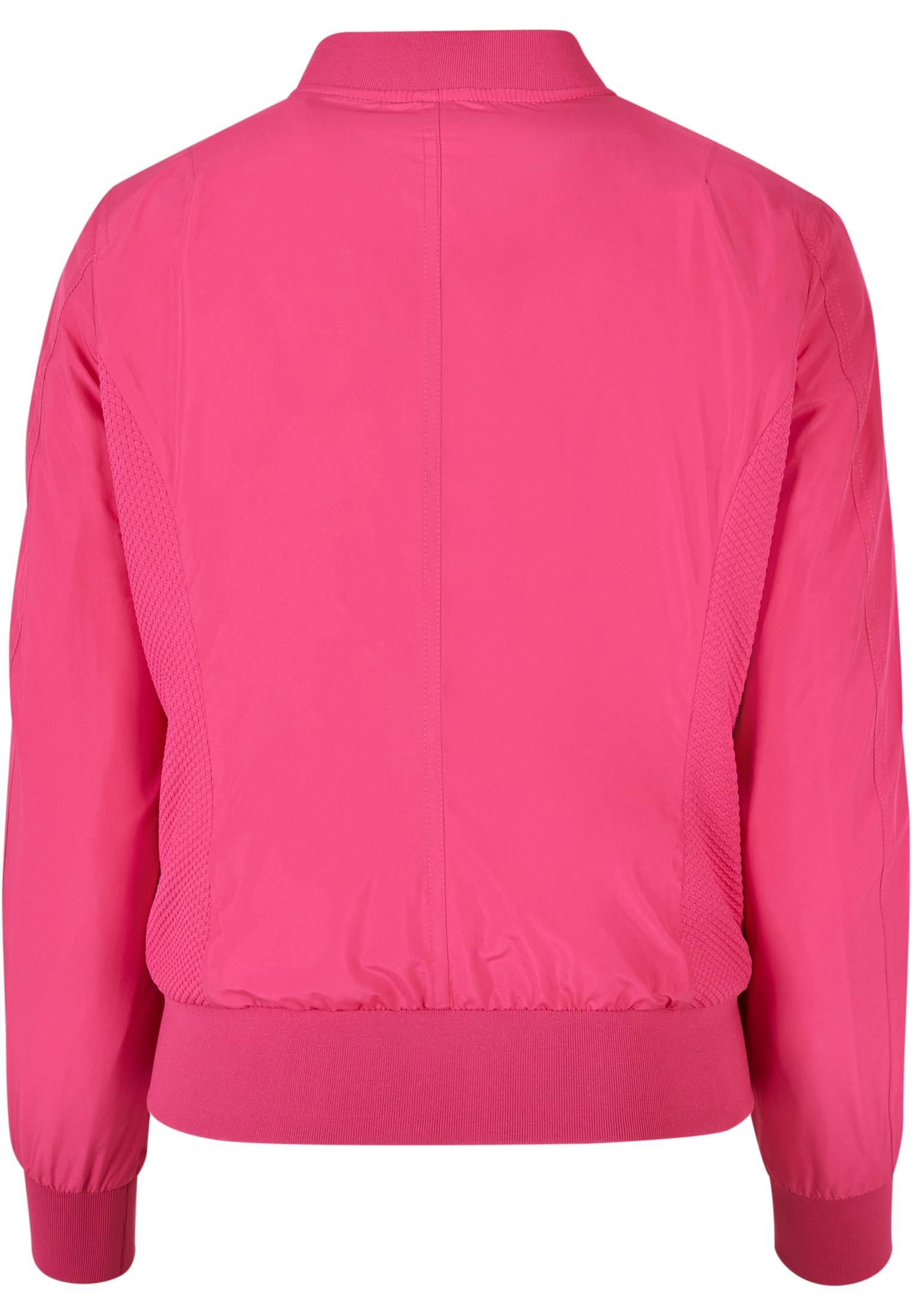 Ladies Light Bomber Jacket | hibiskus pink