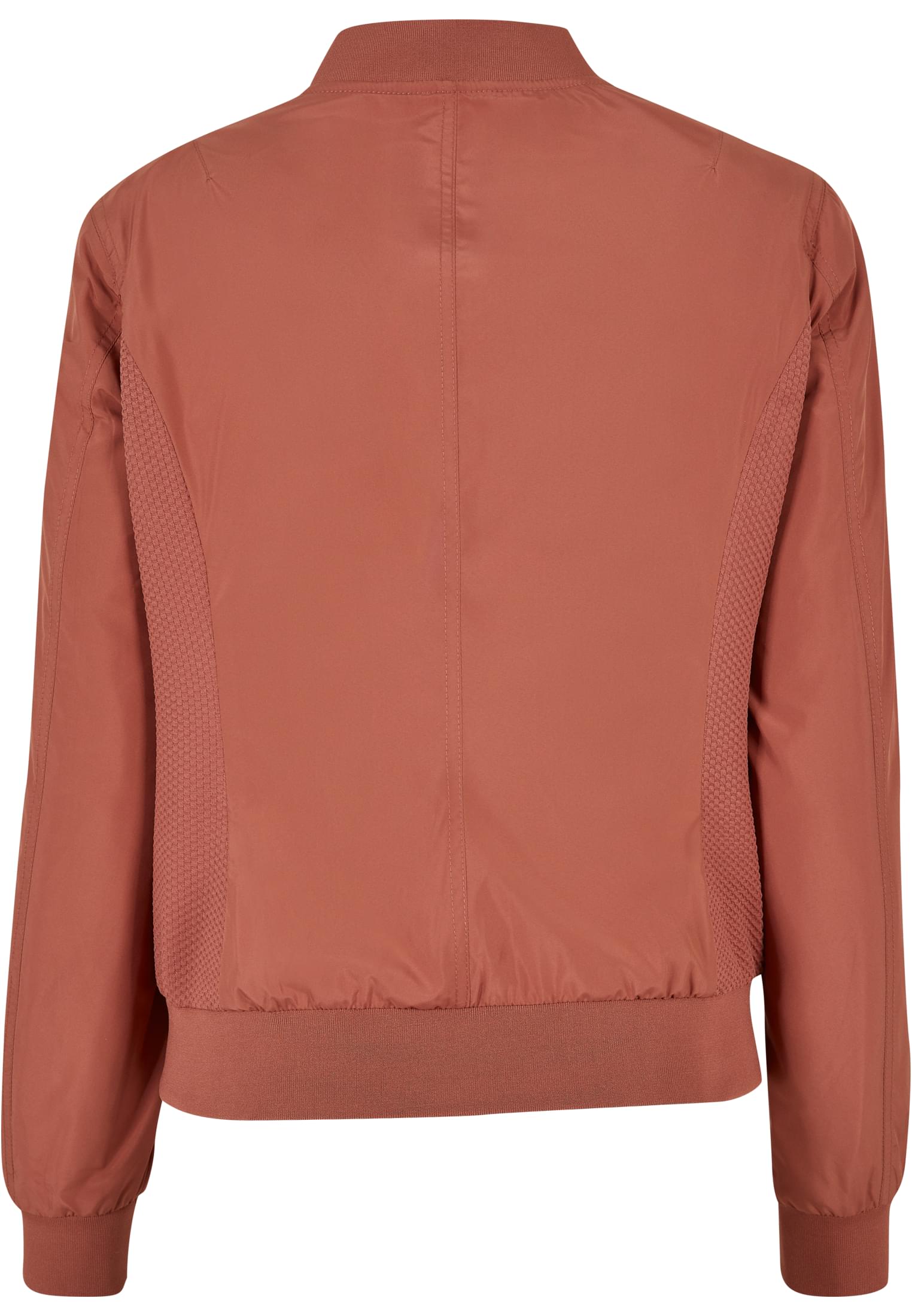 Ladies Light Bomber Jacket | terracotta