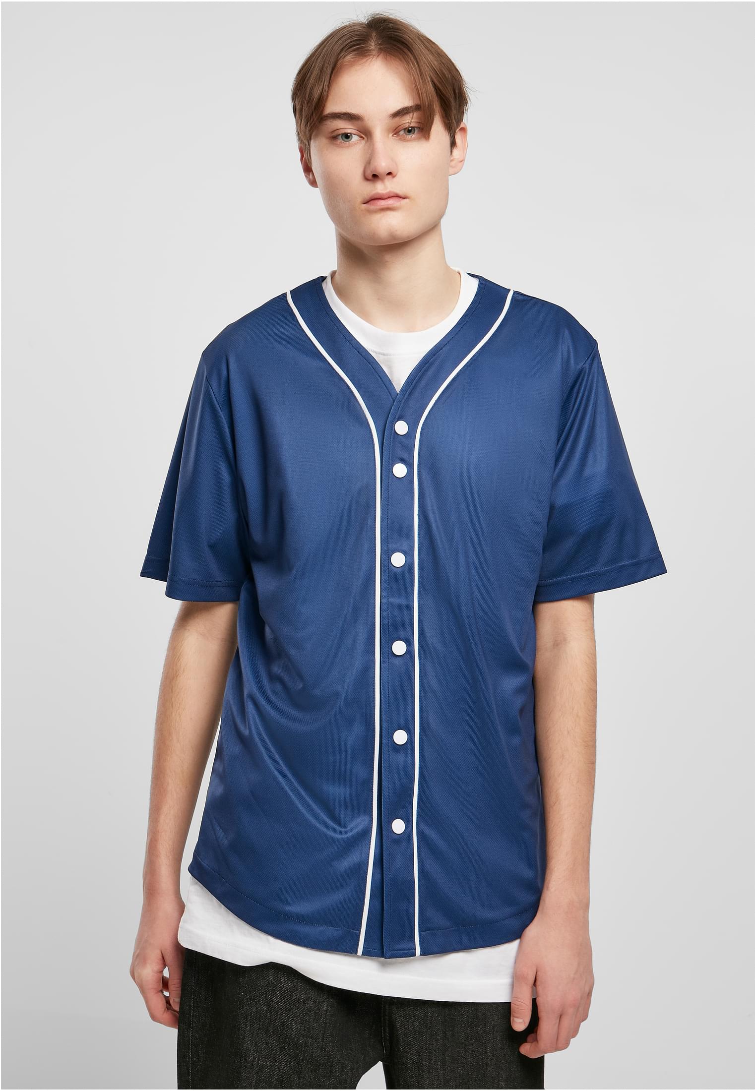 Baseball Mesh Jersey | spaceblue/white