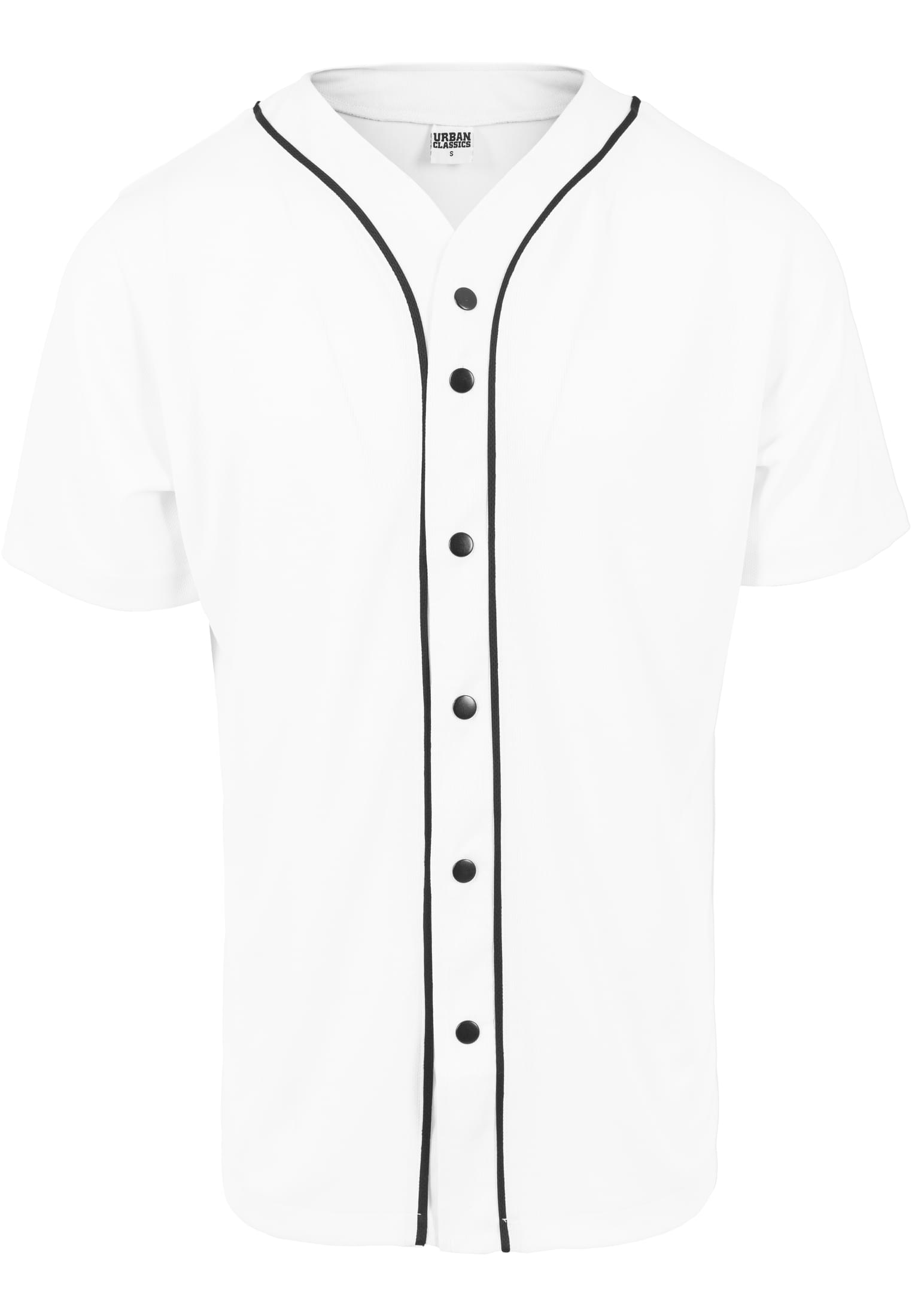 Baseball Mesh Jersey | wht/blk