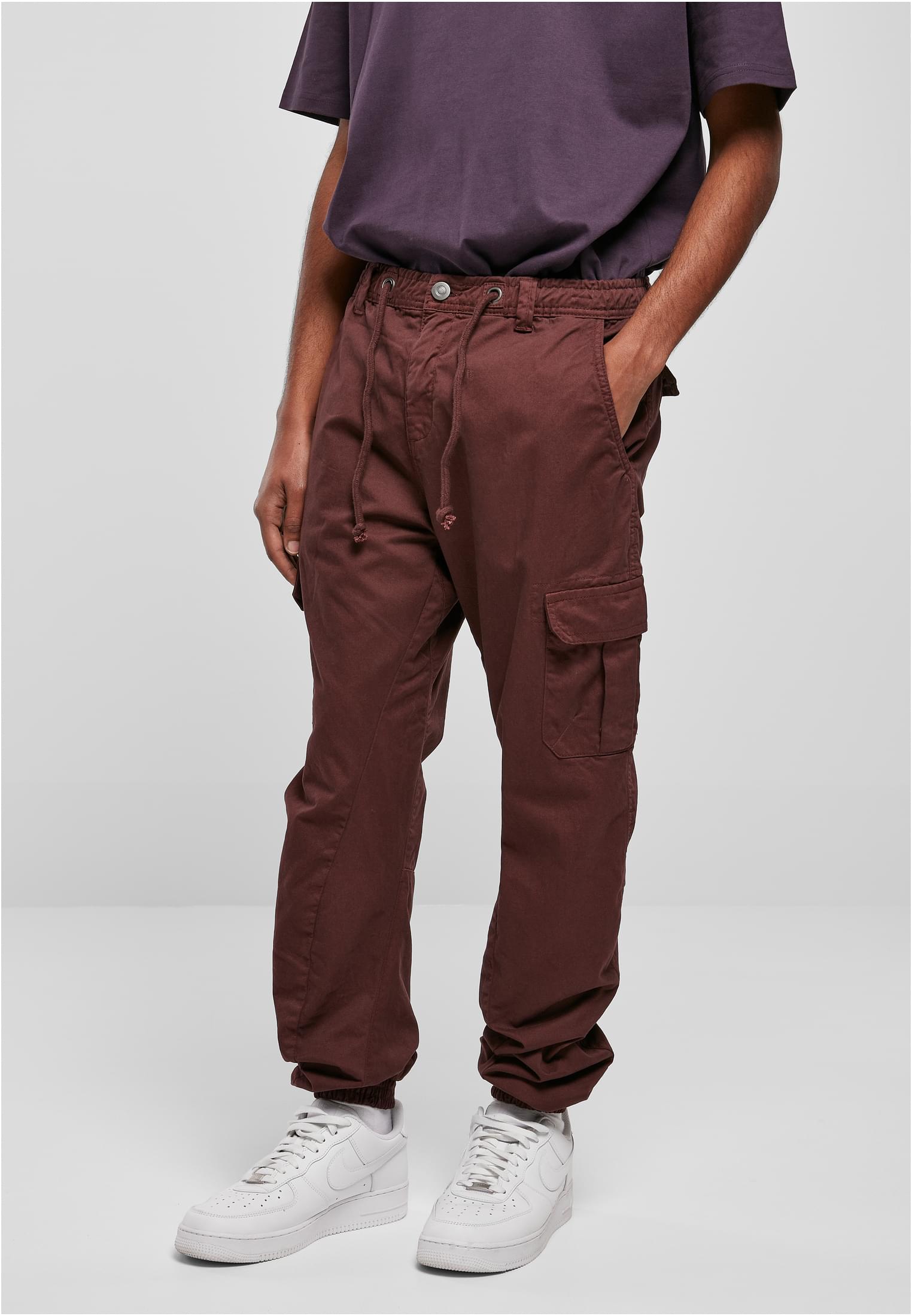 Cargo Jogging Pants | cherry