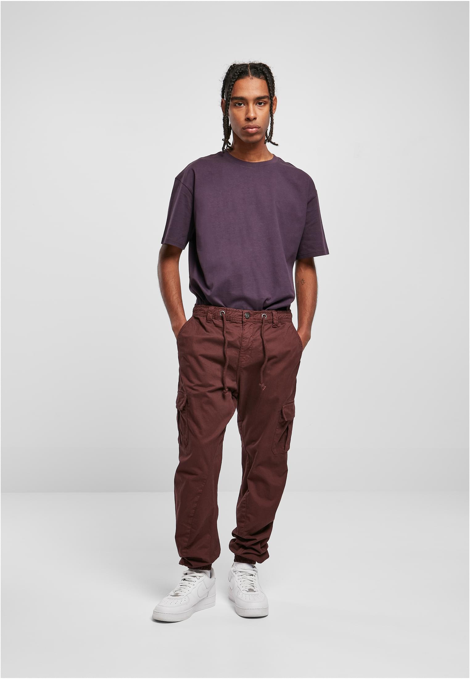 Cargo Jogging Pants | cherry