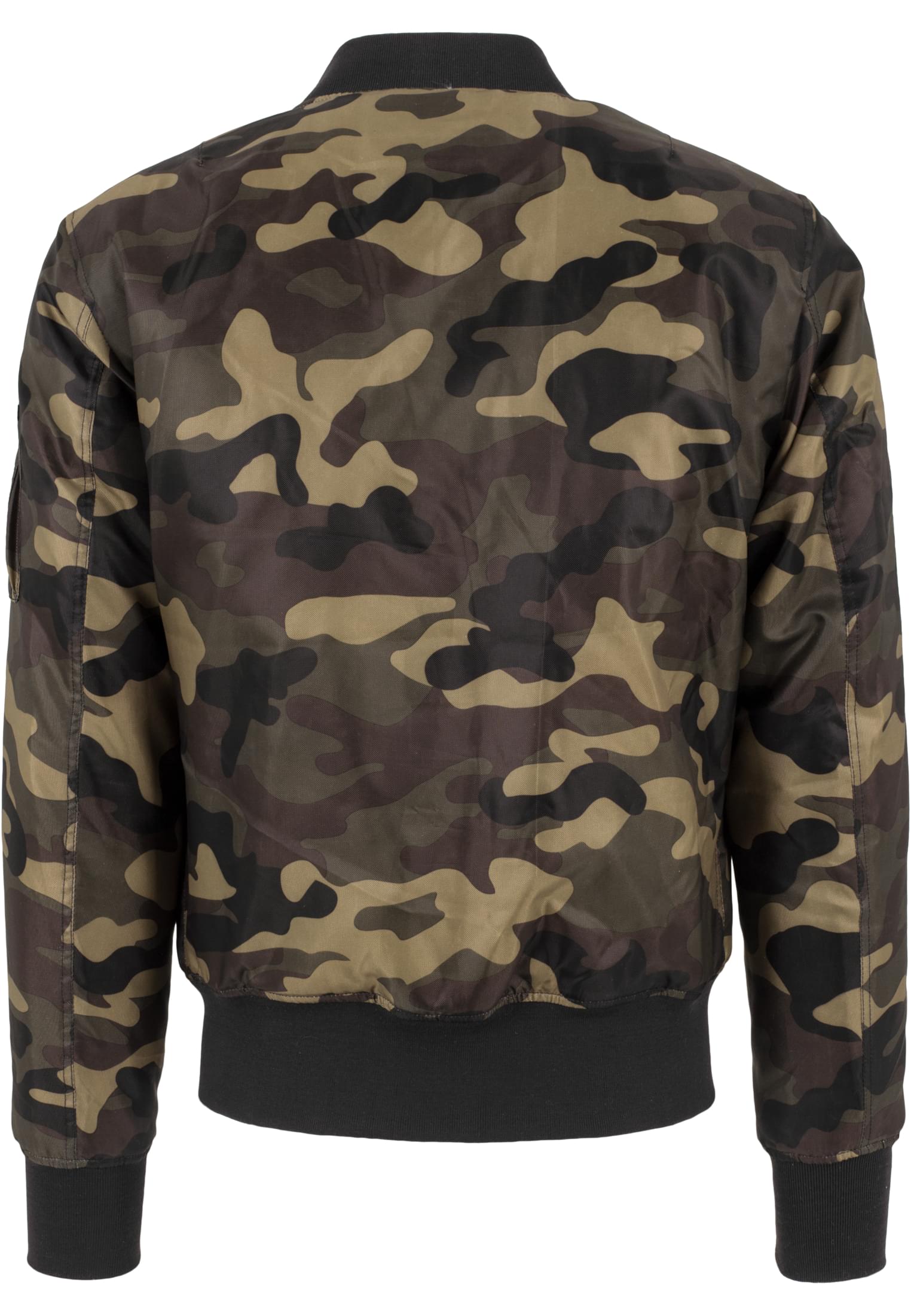 Camo Basic Bomber Jacket | wood camo