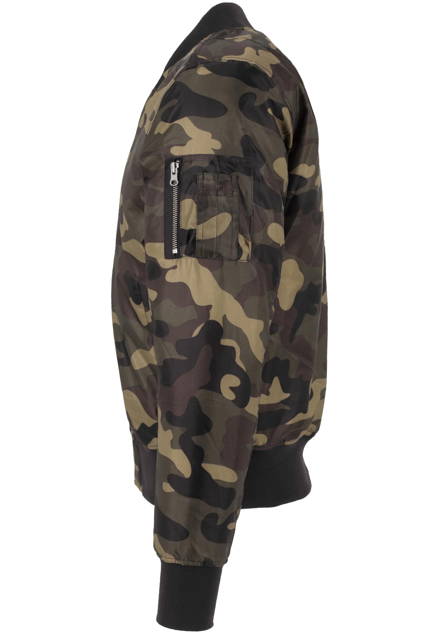 Camo Basic Bomber Jacket | wood camo