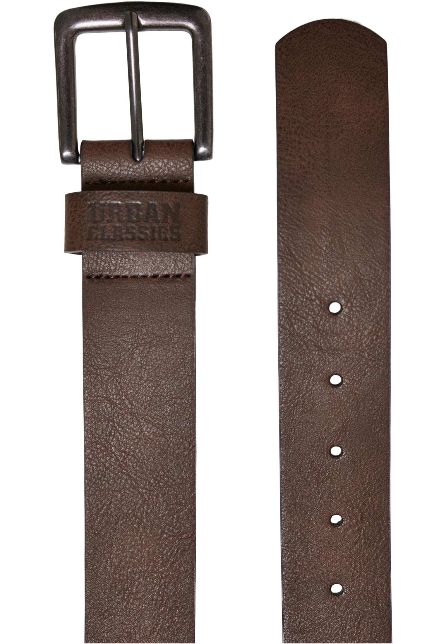 Leather Imitation Belt | brown