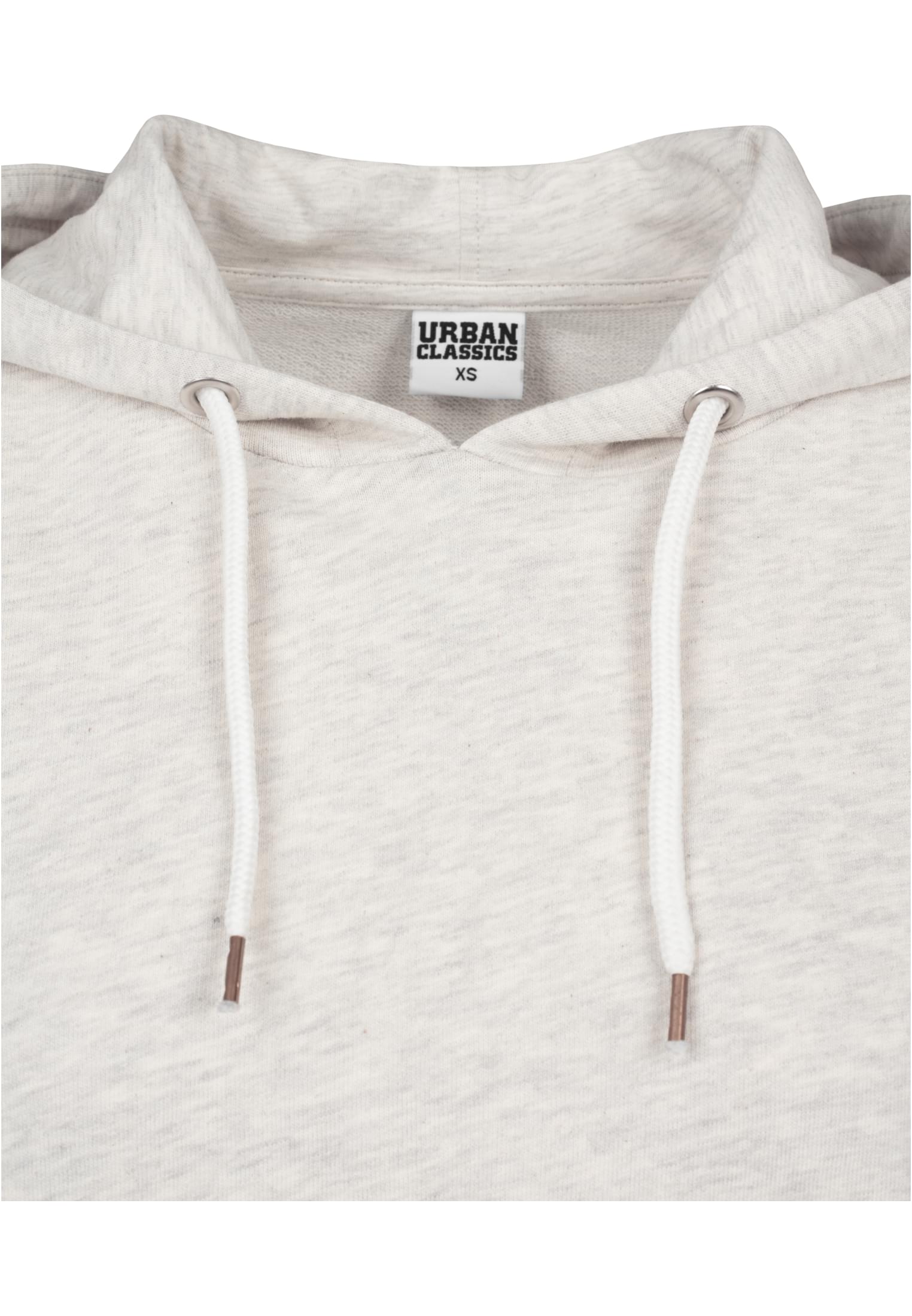 Ladies Cropped Terry Hoody | offwhite melange