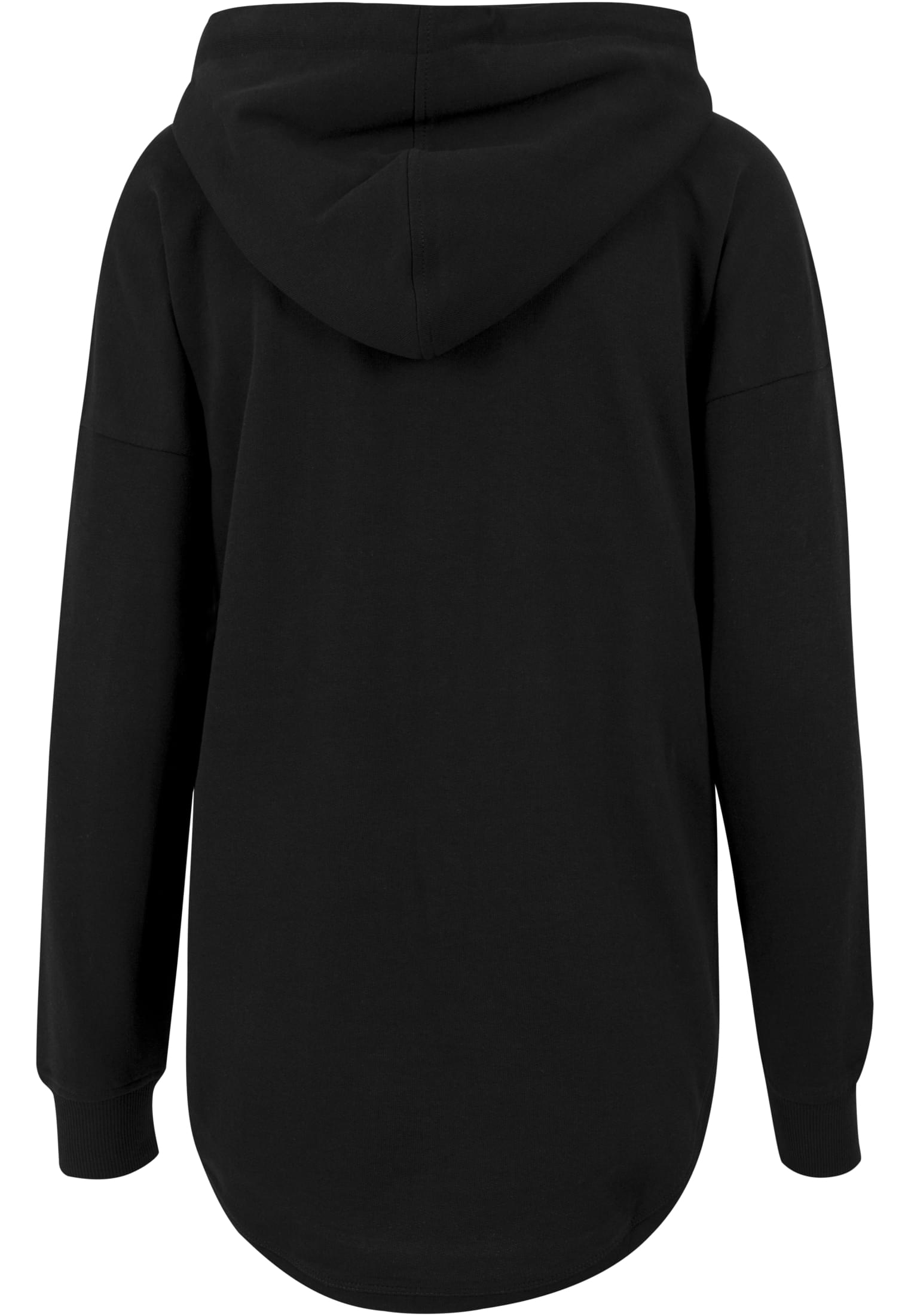 Ladies Oversized Terry Hoody | black