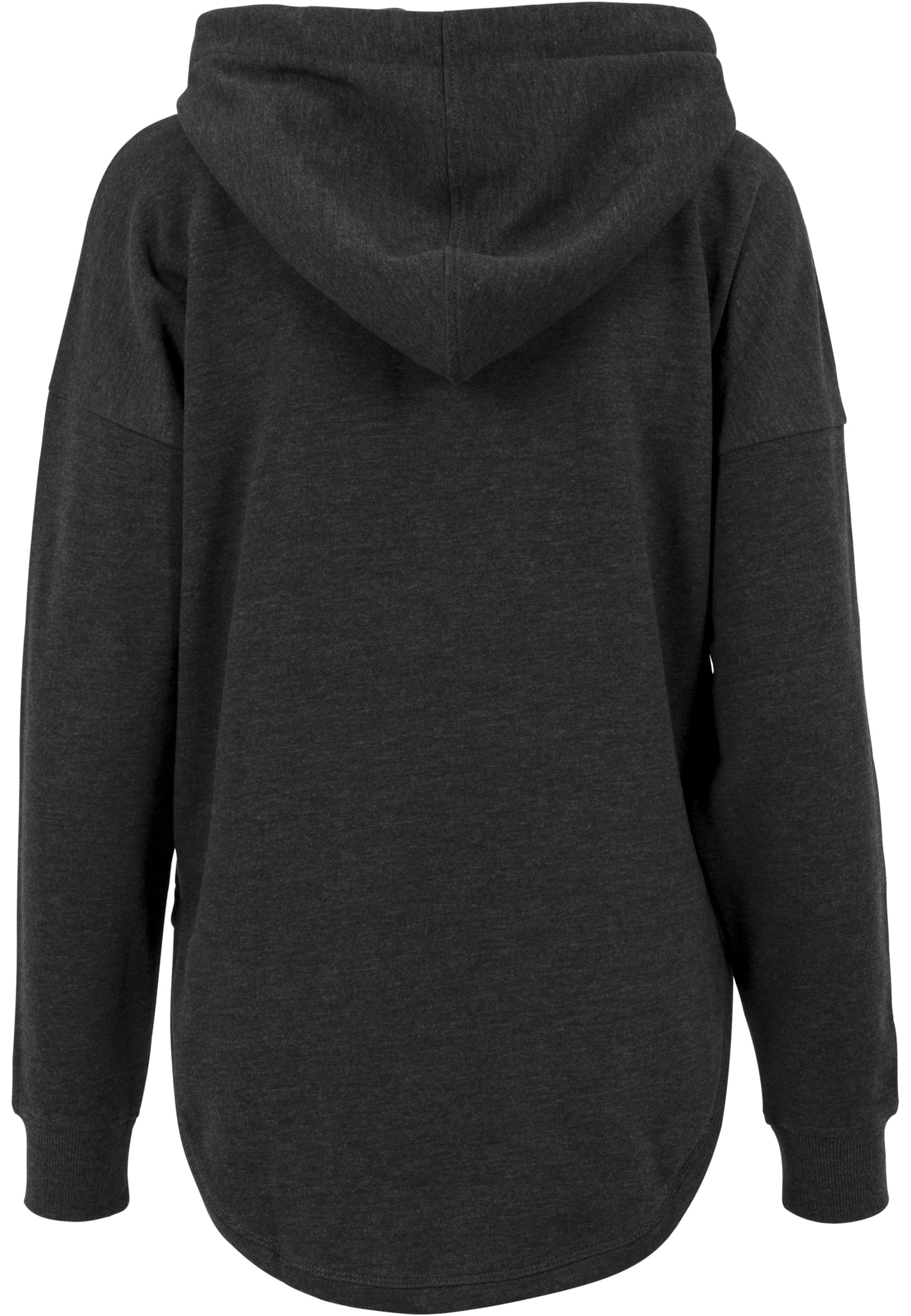 Ladies Oversized Terry Hoody | charcoal