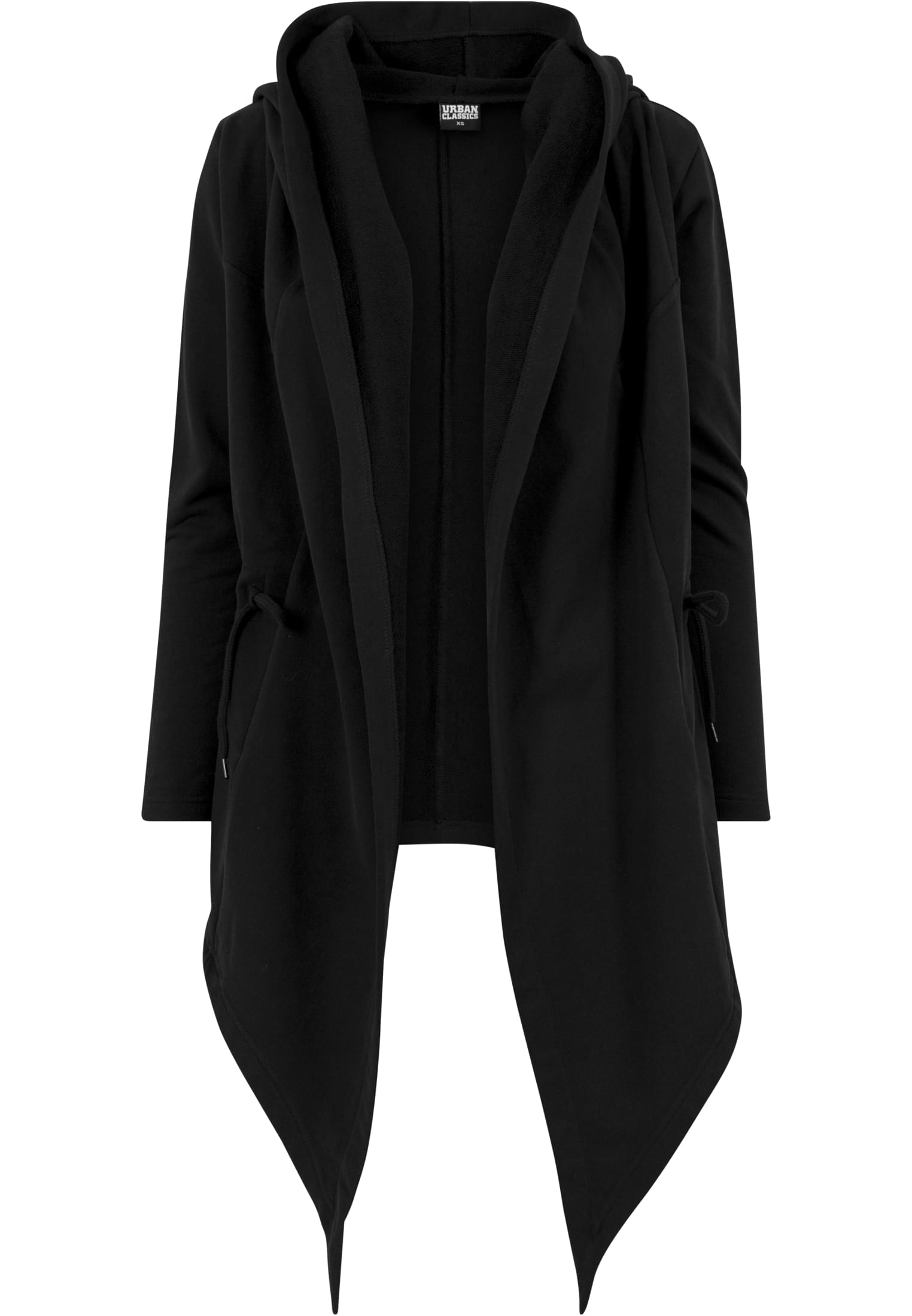 Ladies Hooded Sweat Cardigan | black