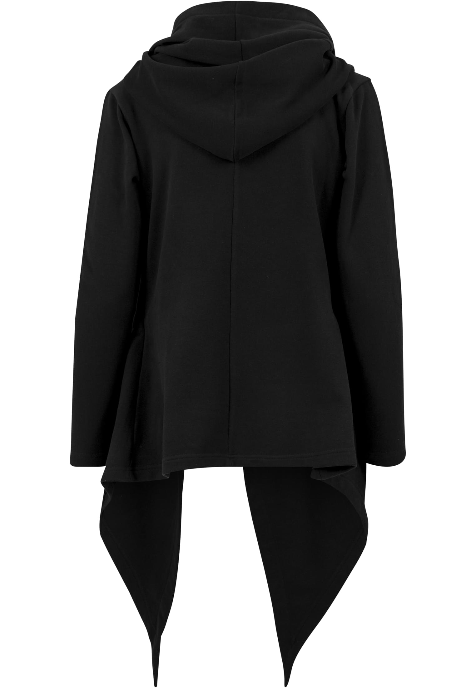 Ladies Hooded Sweat Cardigan | black