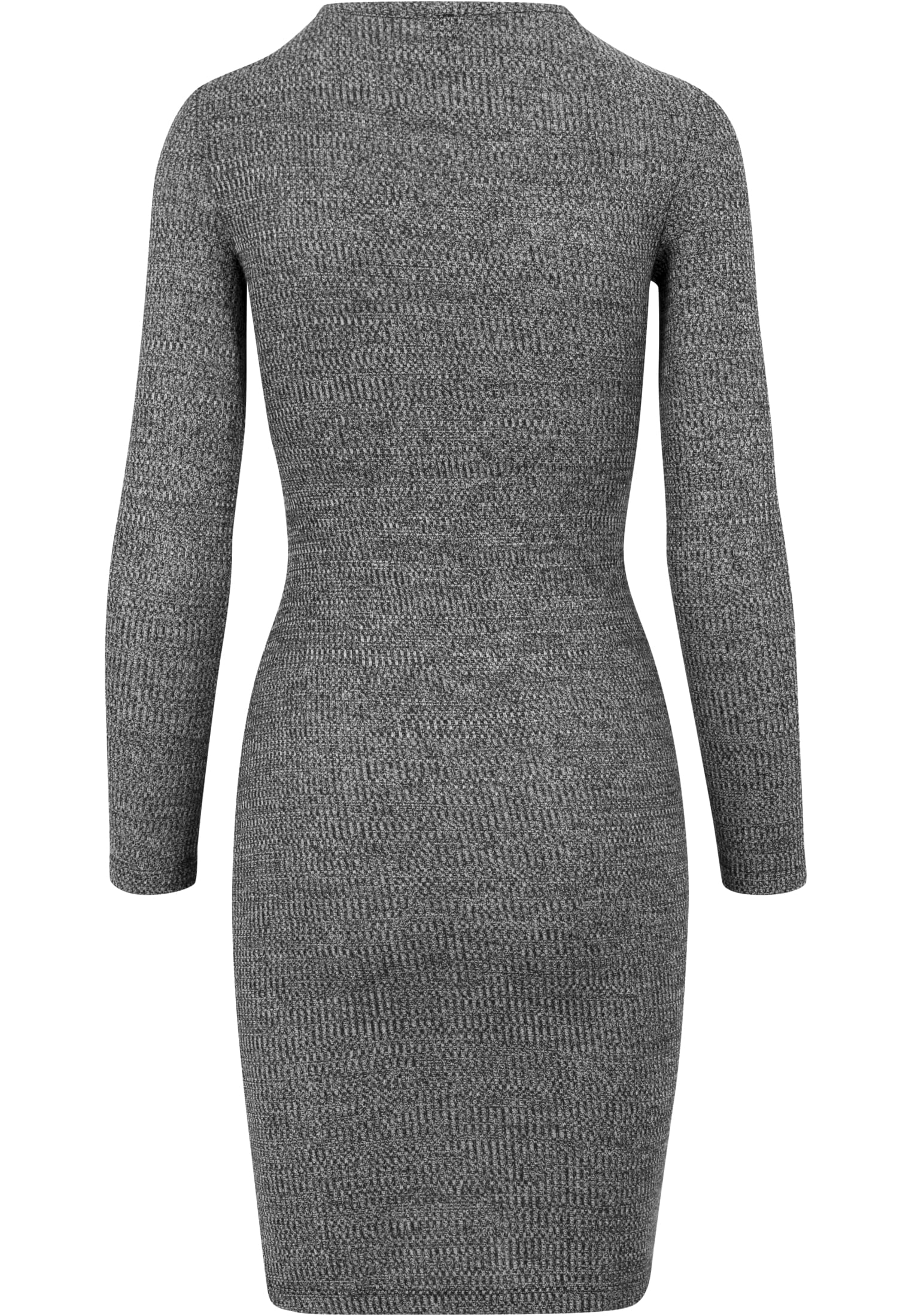 Ladies Rib Dress | charcoal