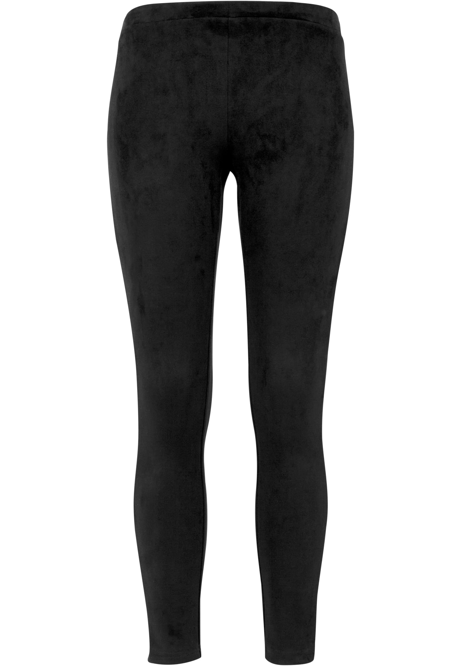 Ladies Imitation Suede Leggings | black