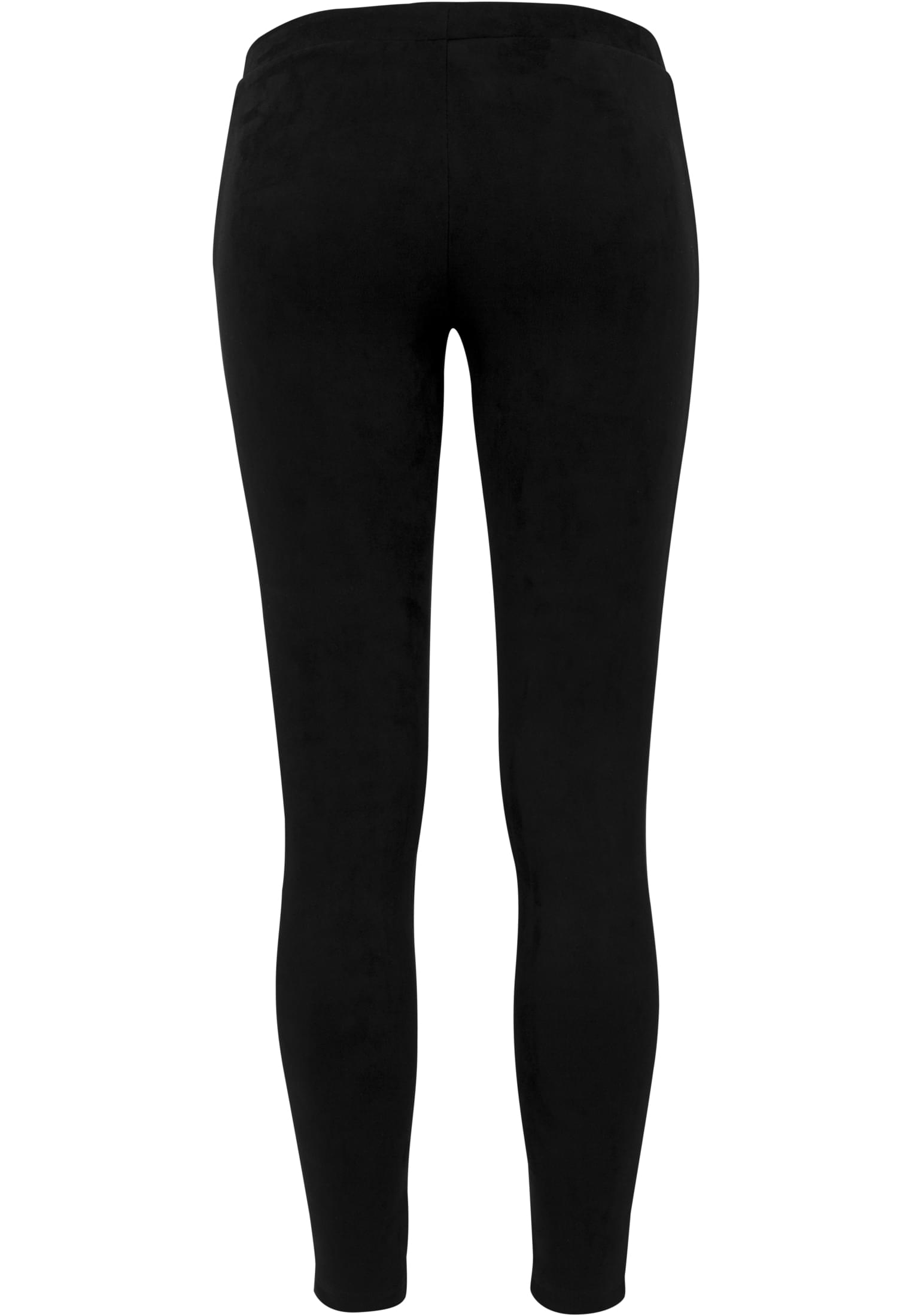 Ladies Imitation Suede Leggings | black