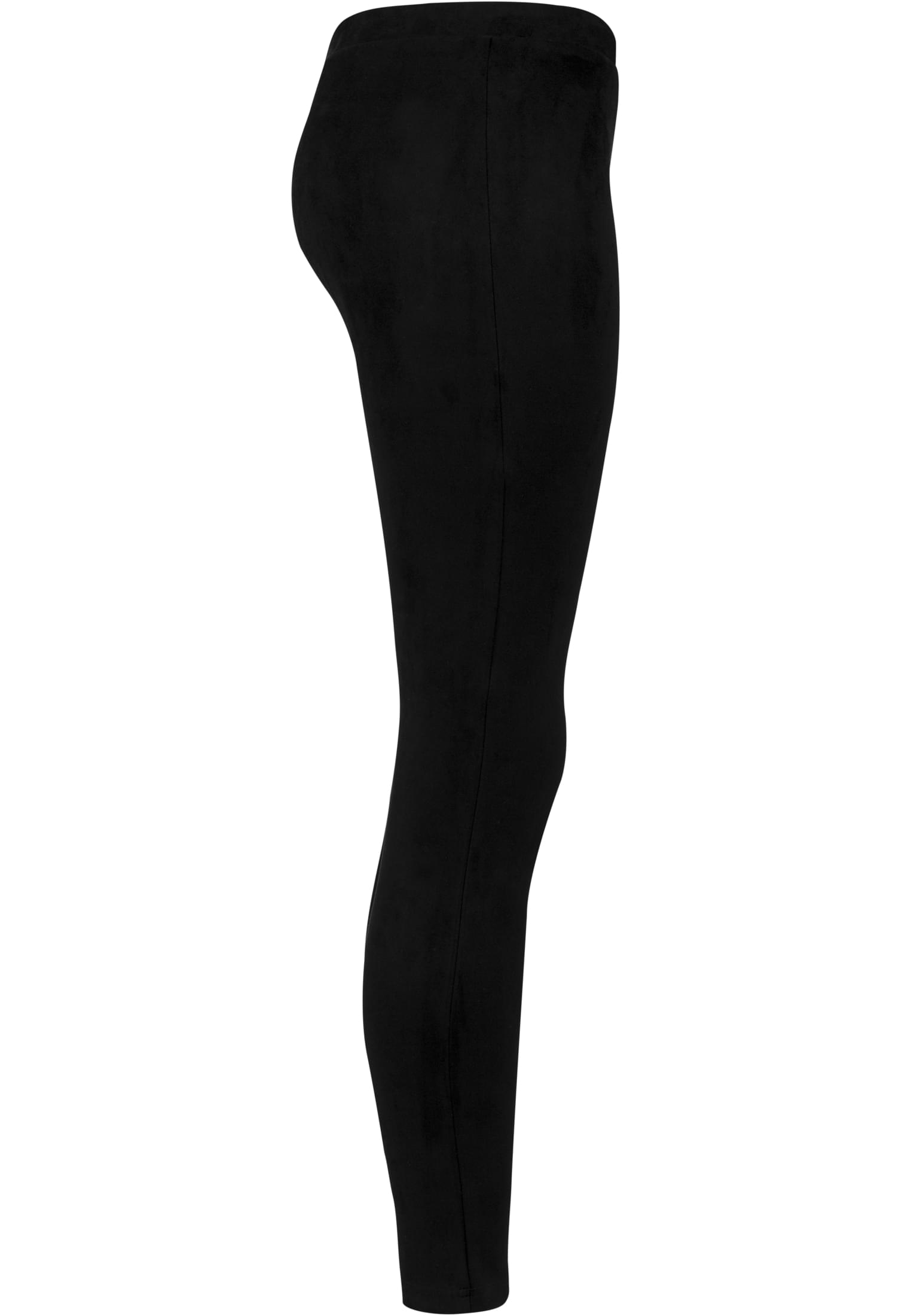 Ladies Imitation Suede Leggings | black