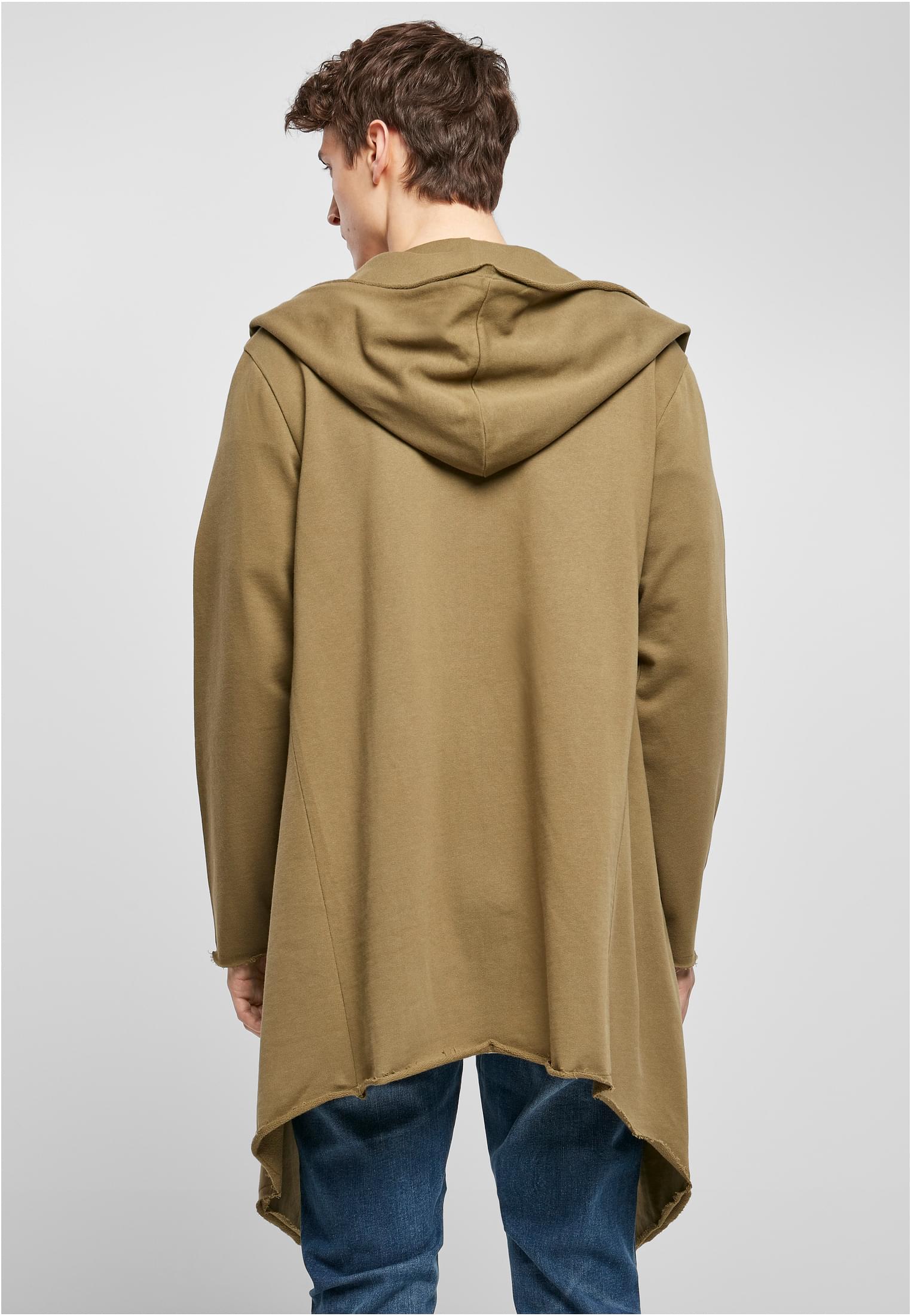 Long Hooded Open Edge Cardigan | tiniolive