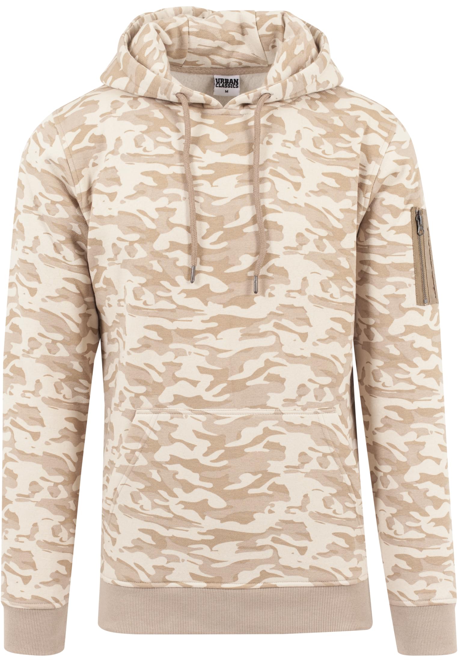 Sweat Camo Bomber Hoody | beige camo