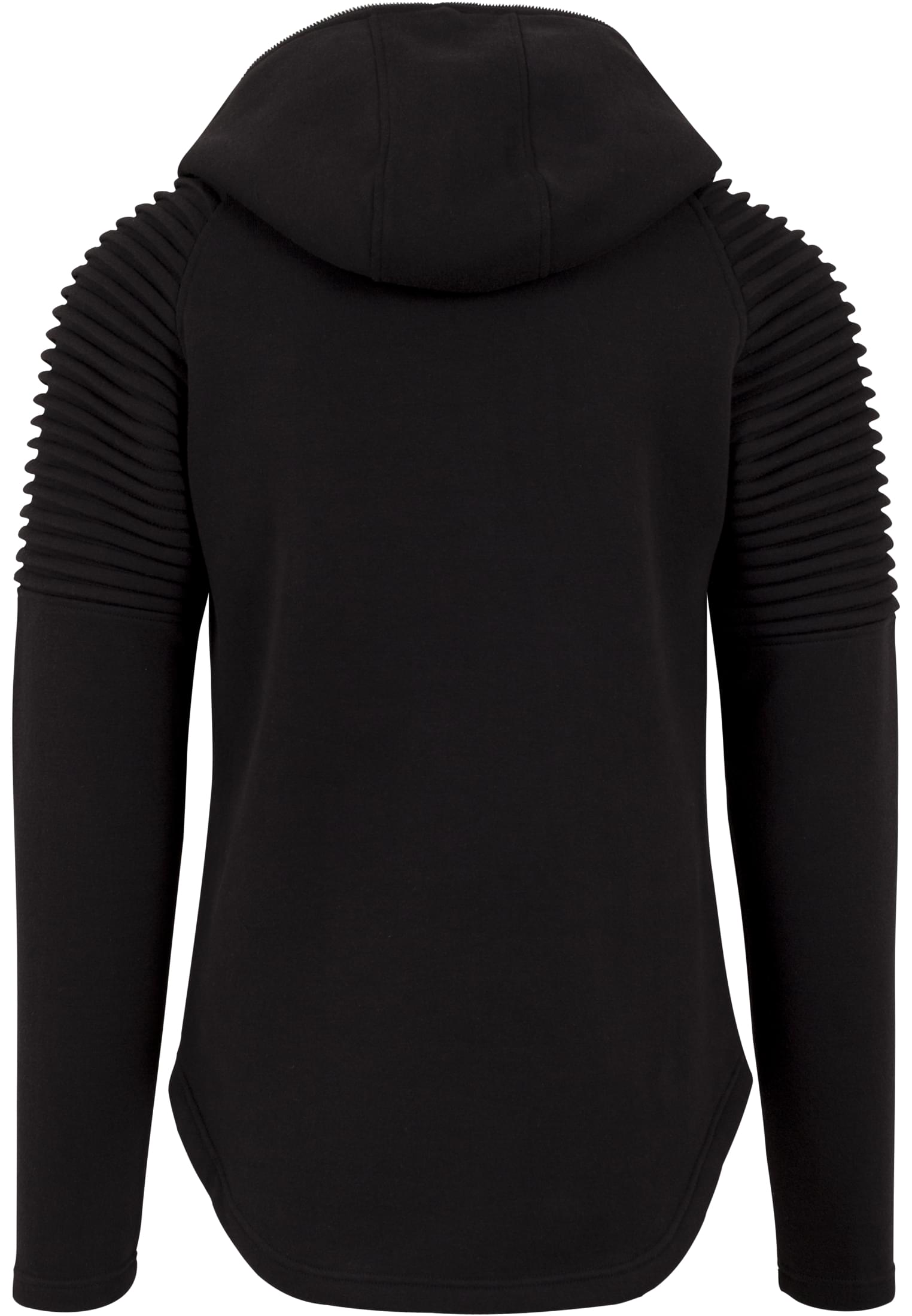 Pleat Sleeves Terry Hoody | black