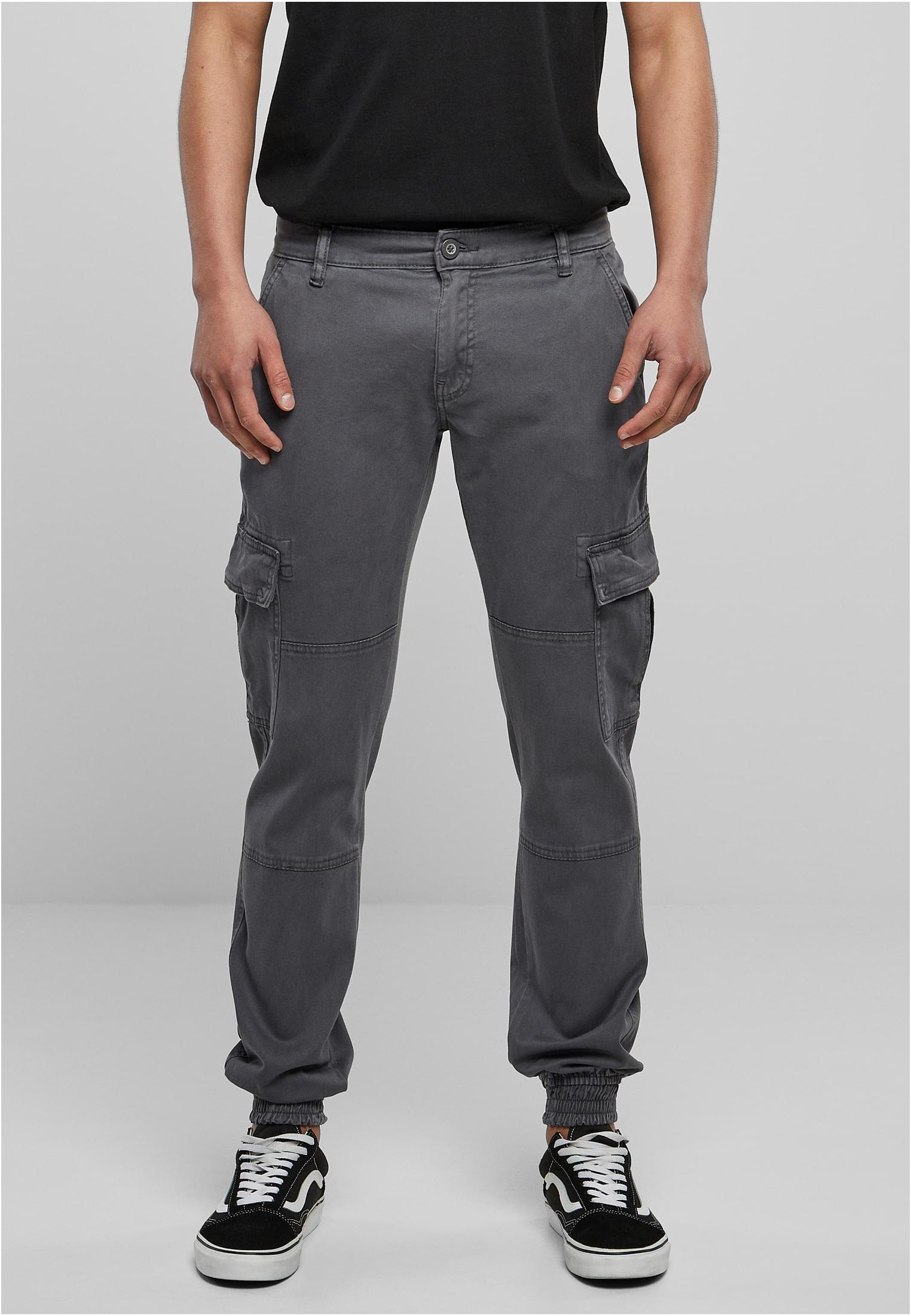 Washed Cargo Twill Jogging Pants | darkshadow