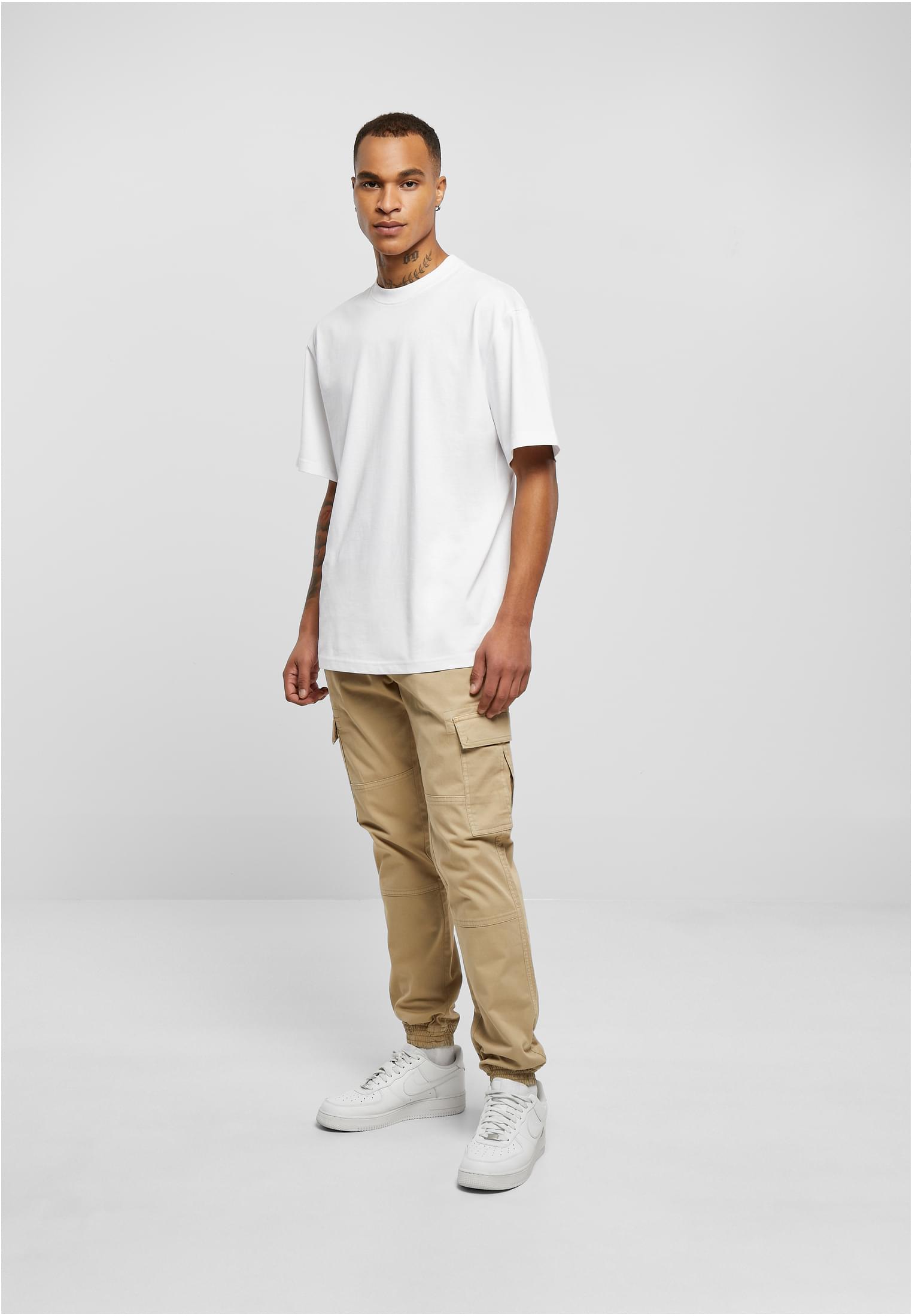 Washed Cargo Twill Jogging Pants | unionbeige