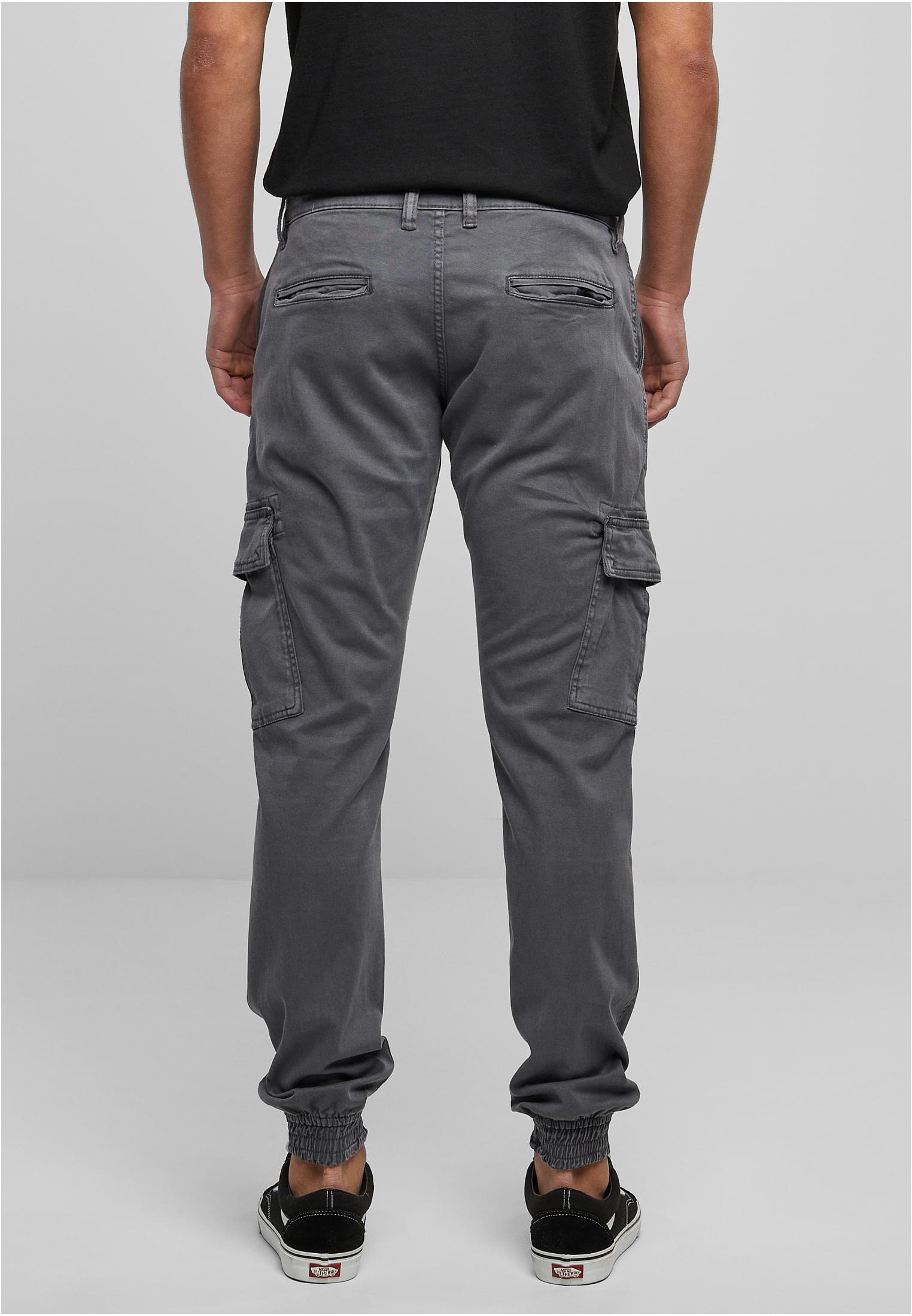 Washed Cargo Twill Jogging Pants | darkshadow