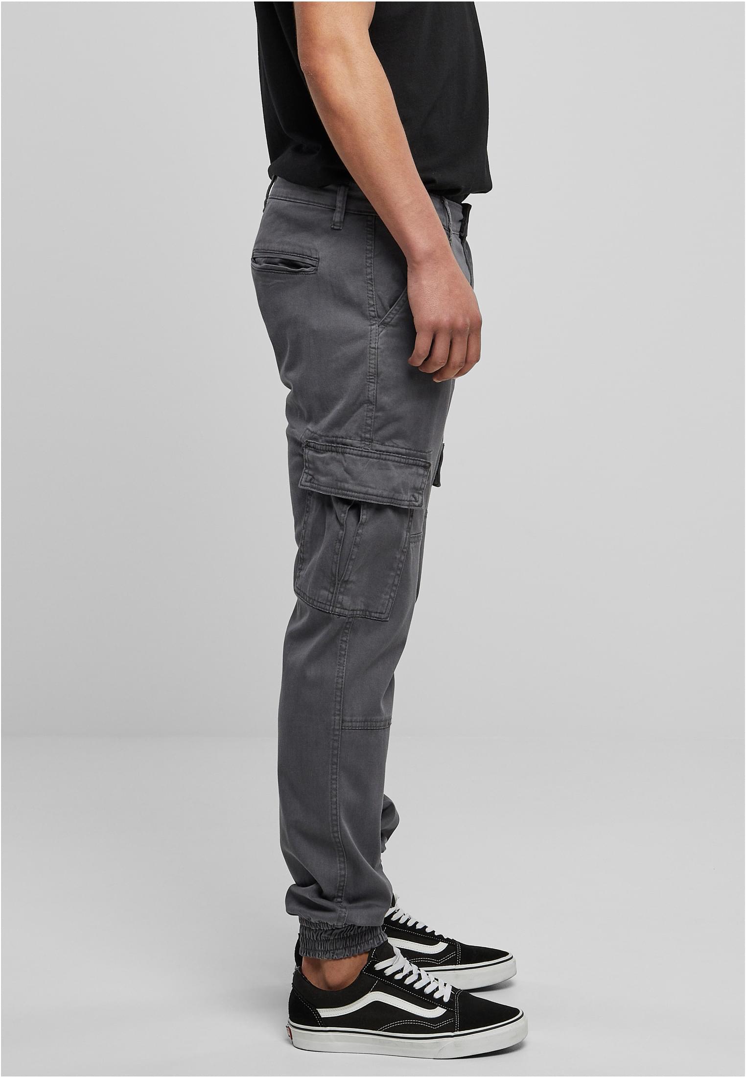 Washed Cargo Twill Jogging Pants | darkshadow