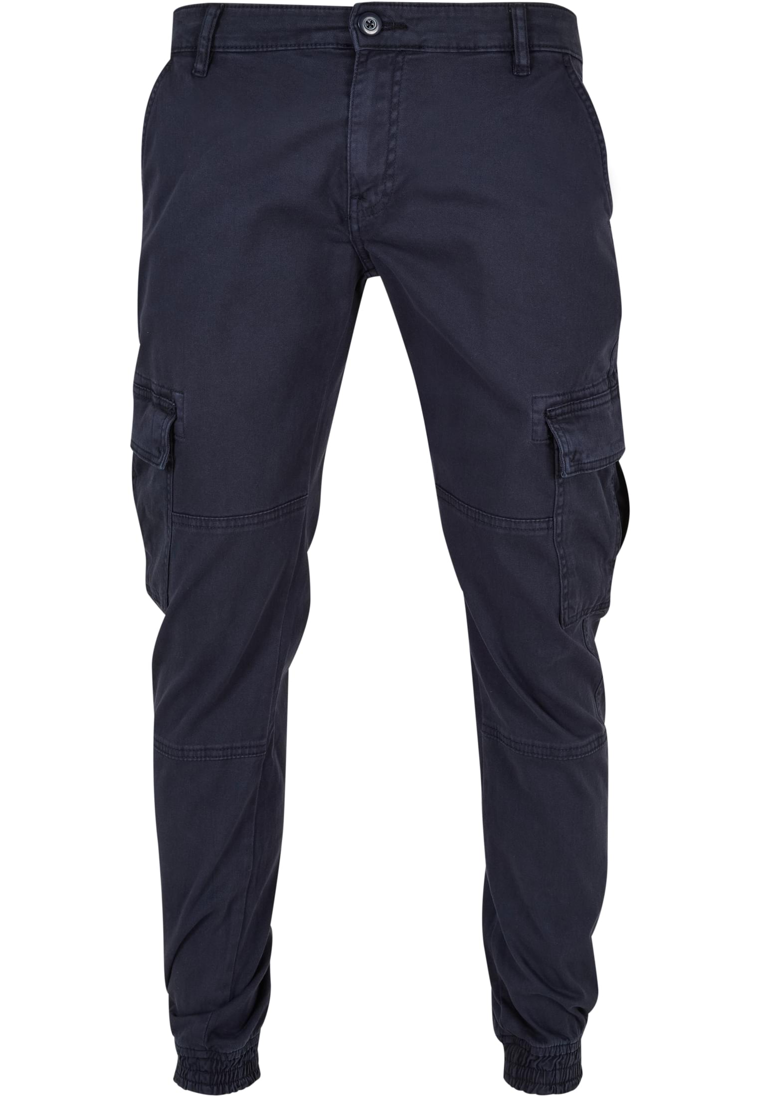 Washed Cargo Twill Jogging Pants | midnightnavy