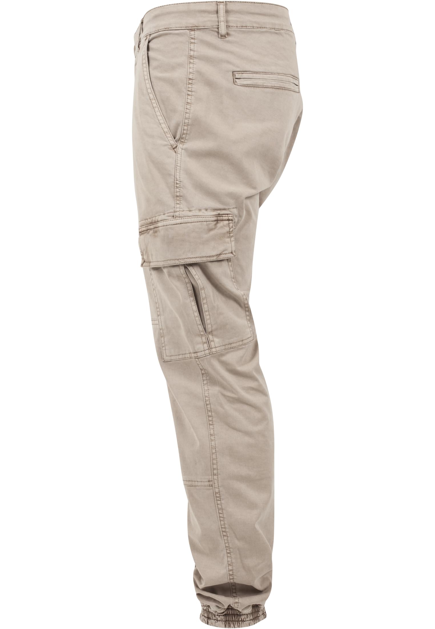 Washed Cargo Twill Jogging Pants | sand