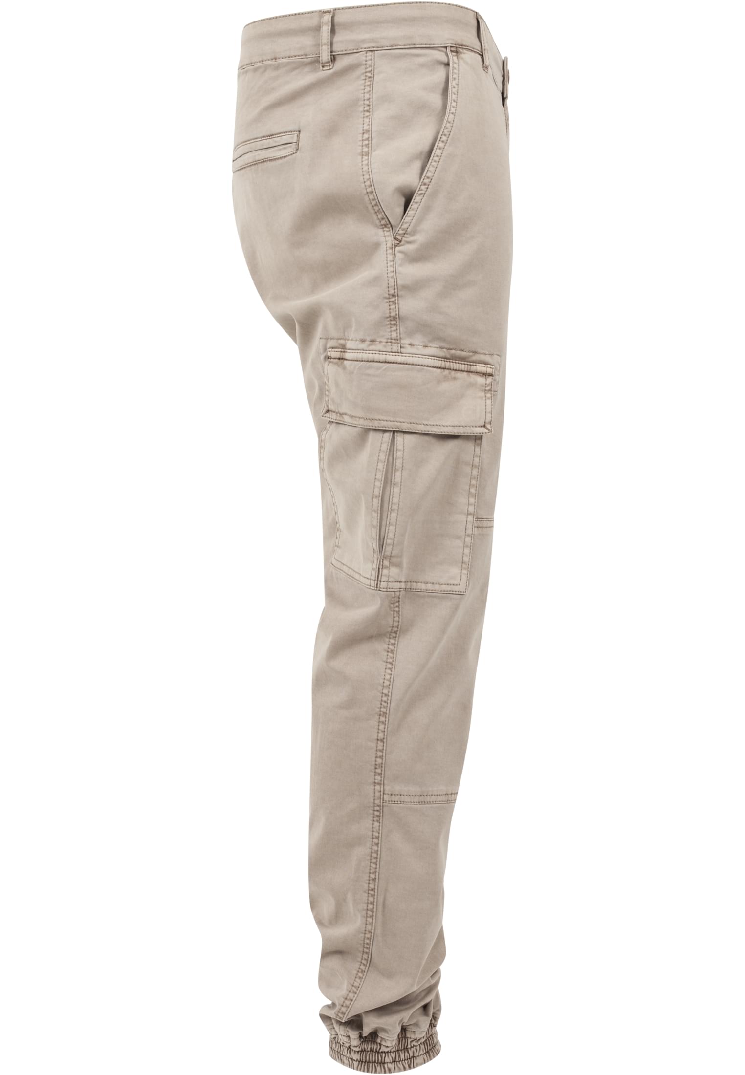 Washed Cargo Twill Jogging Pants | sand