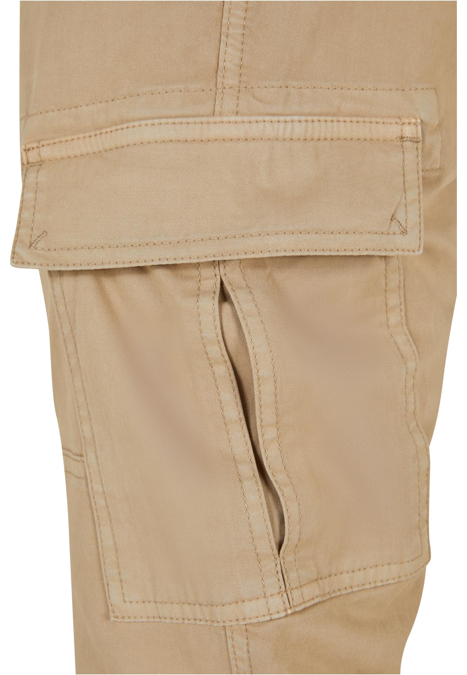 Washed Cargo Twill Jogging Pants | unionbeige