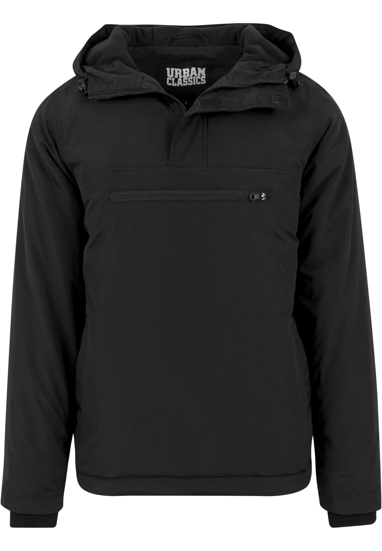 Padded Pull Over Jacket | black