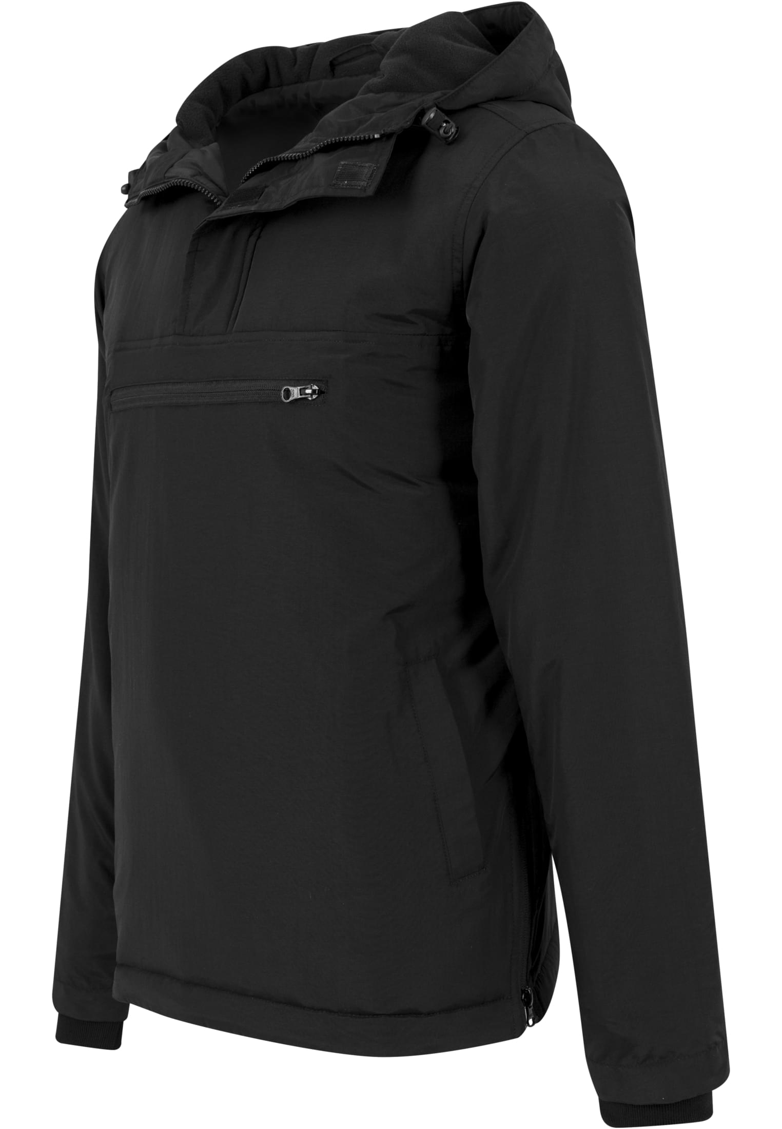 Padded Pull Over Jacket | black