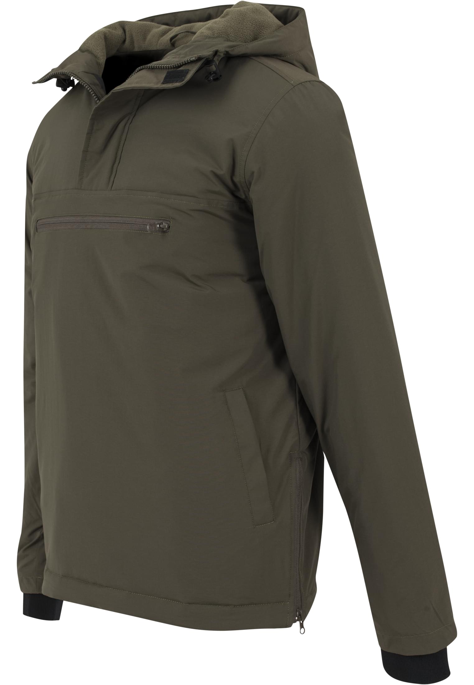 Padded Pull Over Jacket | olive