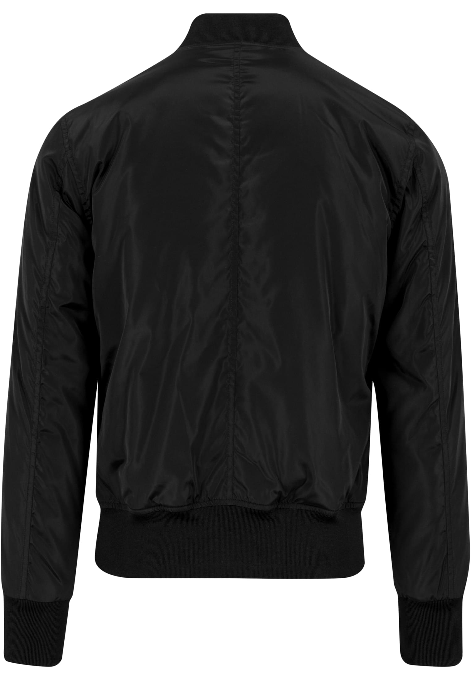 2-Tone Bomber Jacket | blk/blk