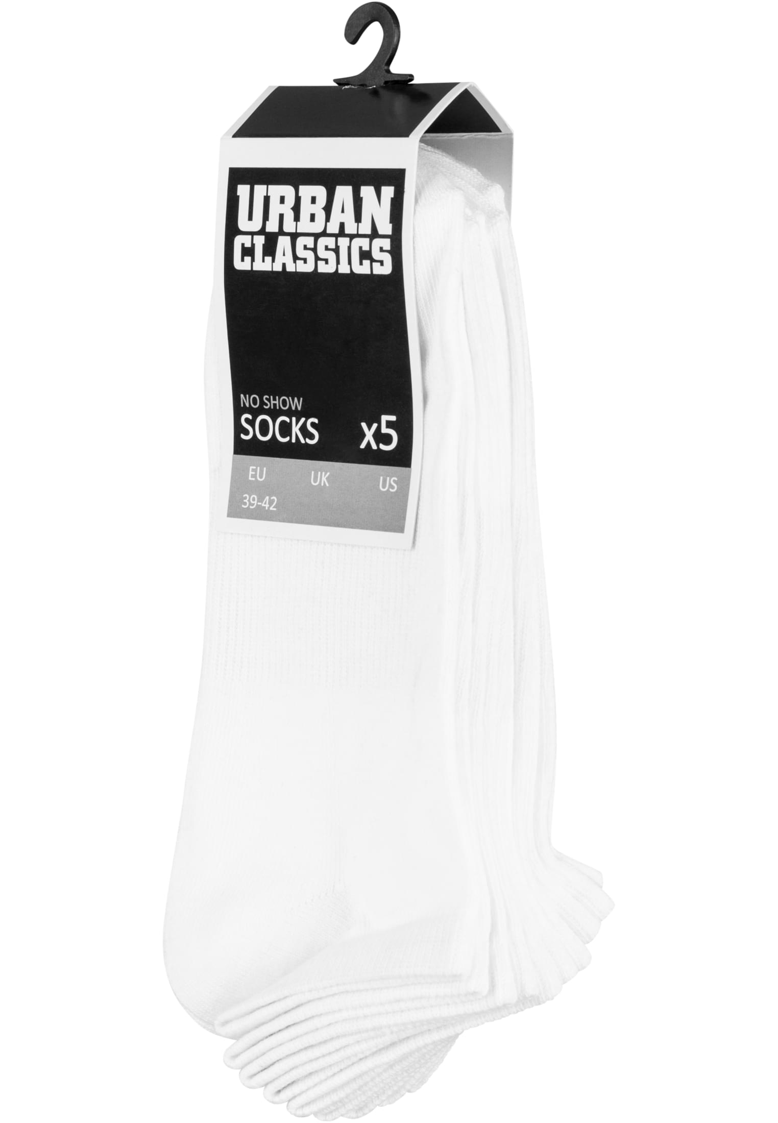 No Show Socks 5-Pack | white