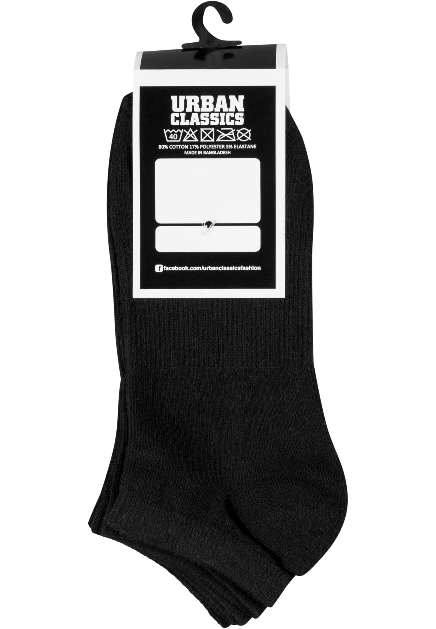 No Show Socks 5-Pack | black