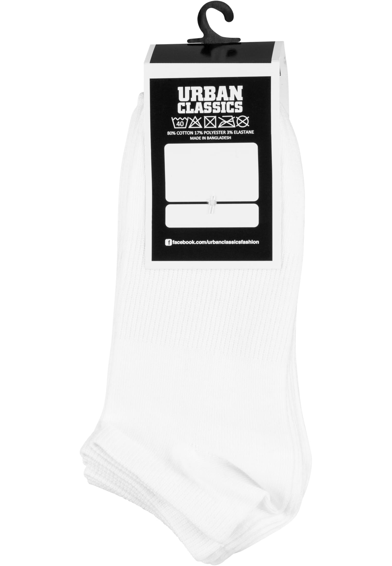 No Show Socks 5-Pack | white