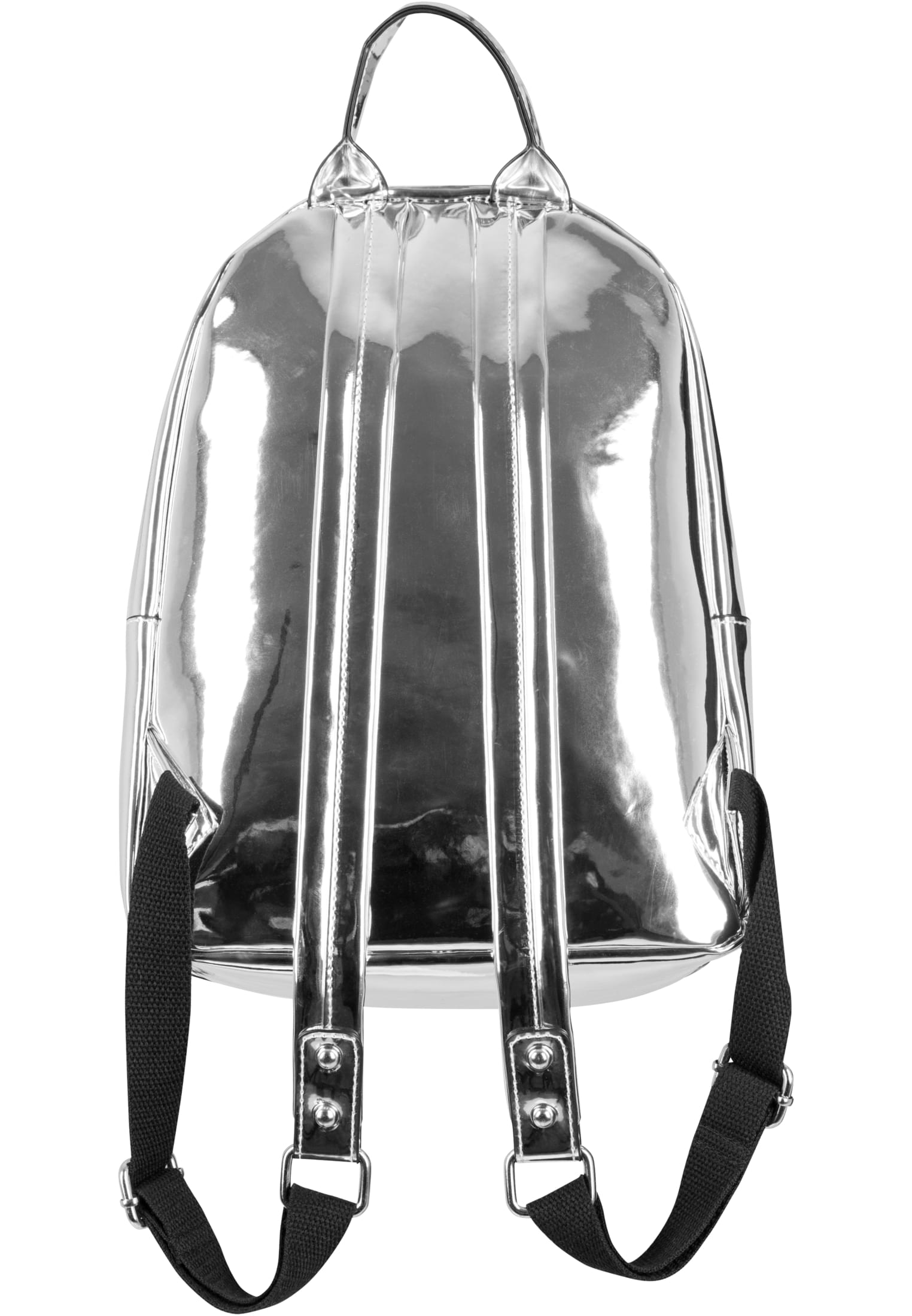 Midi Metallic Backpack | silver