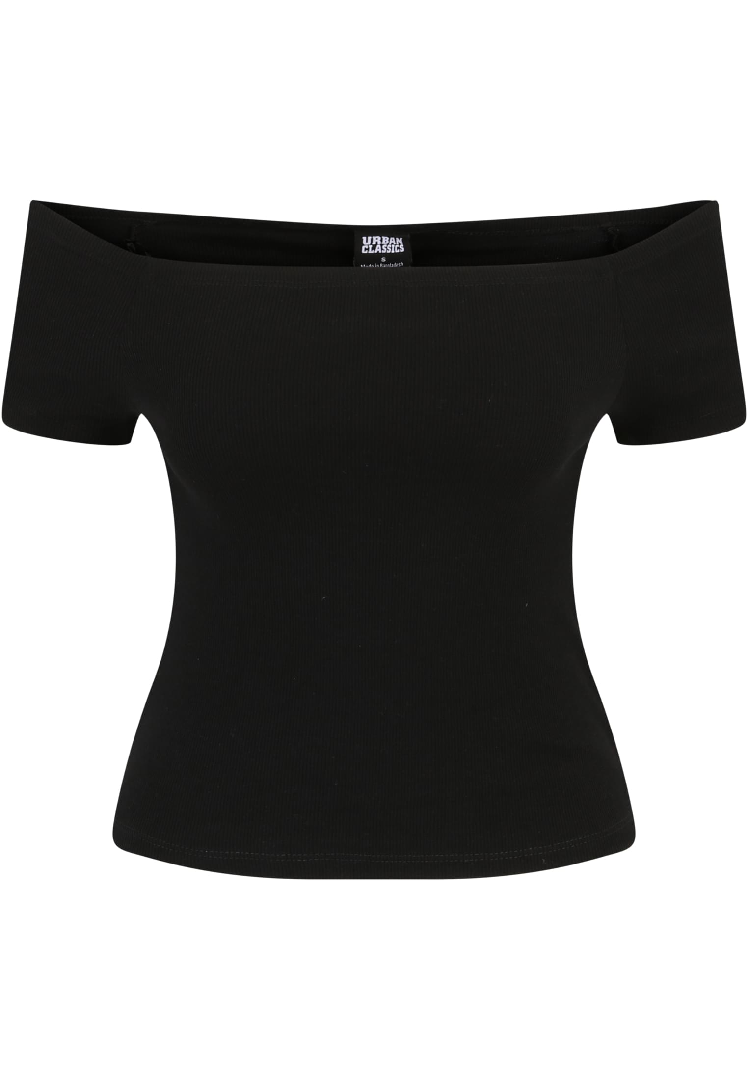 Ladies Off Shoulder Rib Tee 2-Pack | redwine+black