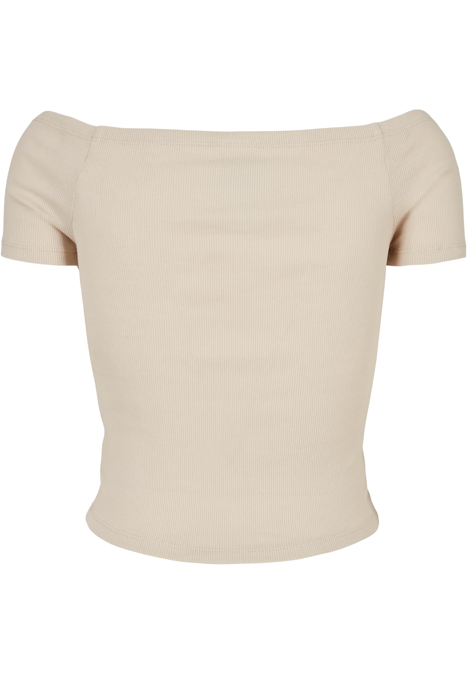 Ladies Off Shoulder Rib Tee | softseagrass