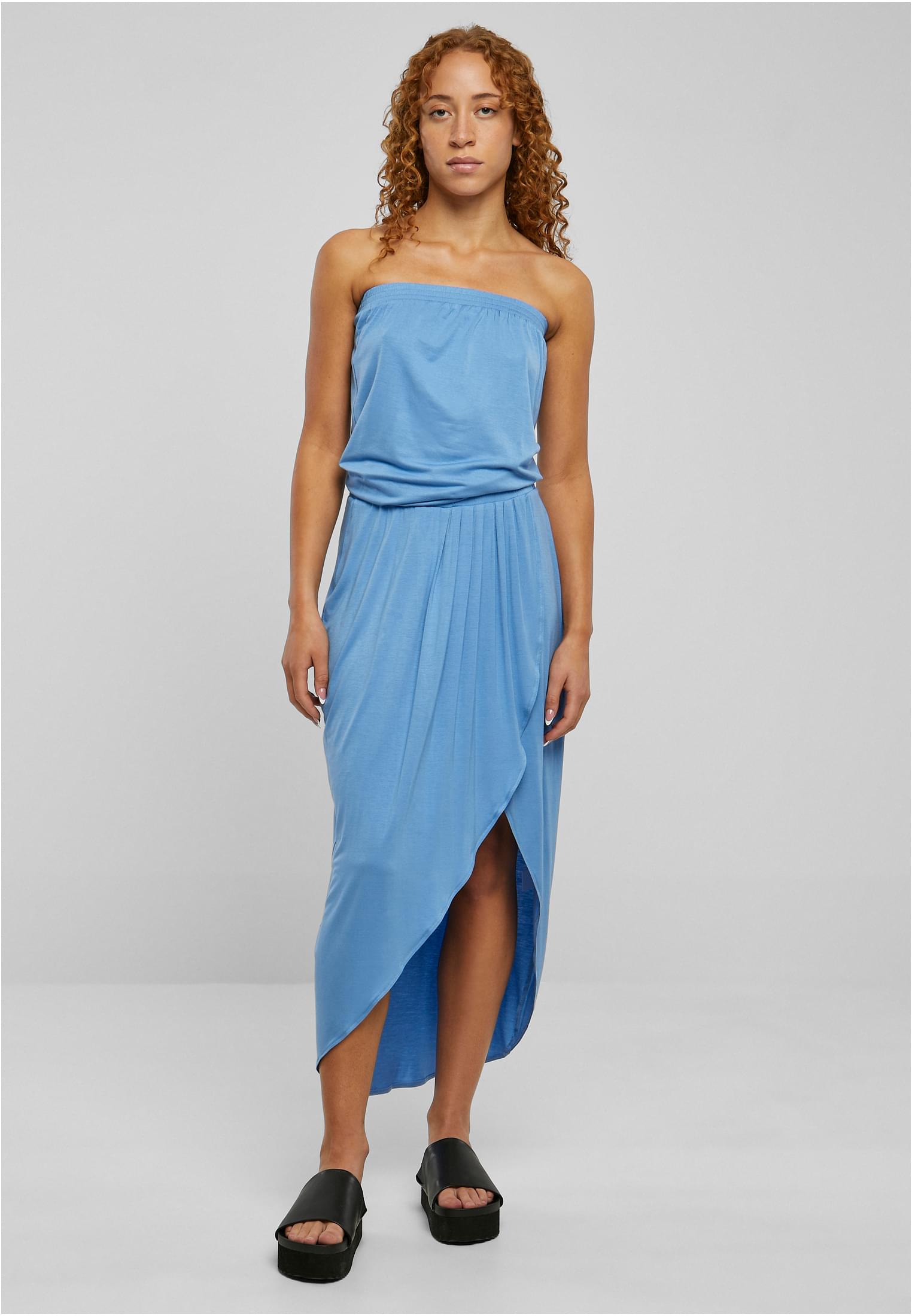 Ladies Viscose Bandeau Dress | horizonblue