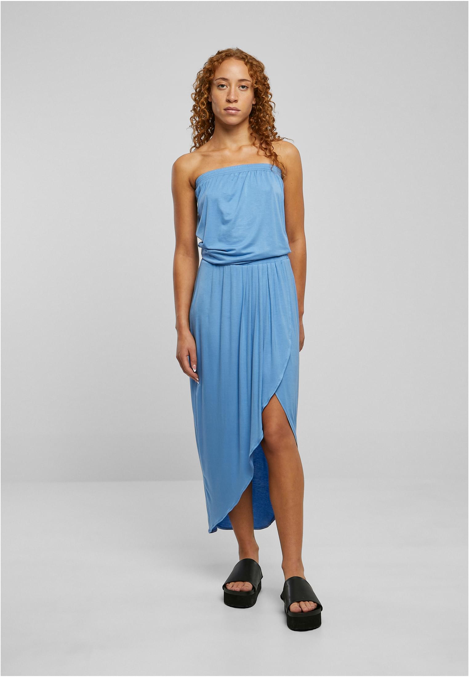 Ladies Viscose Bandeau Dress | horizonblue