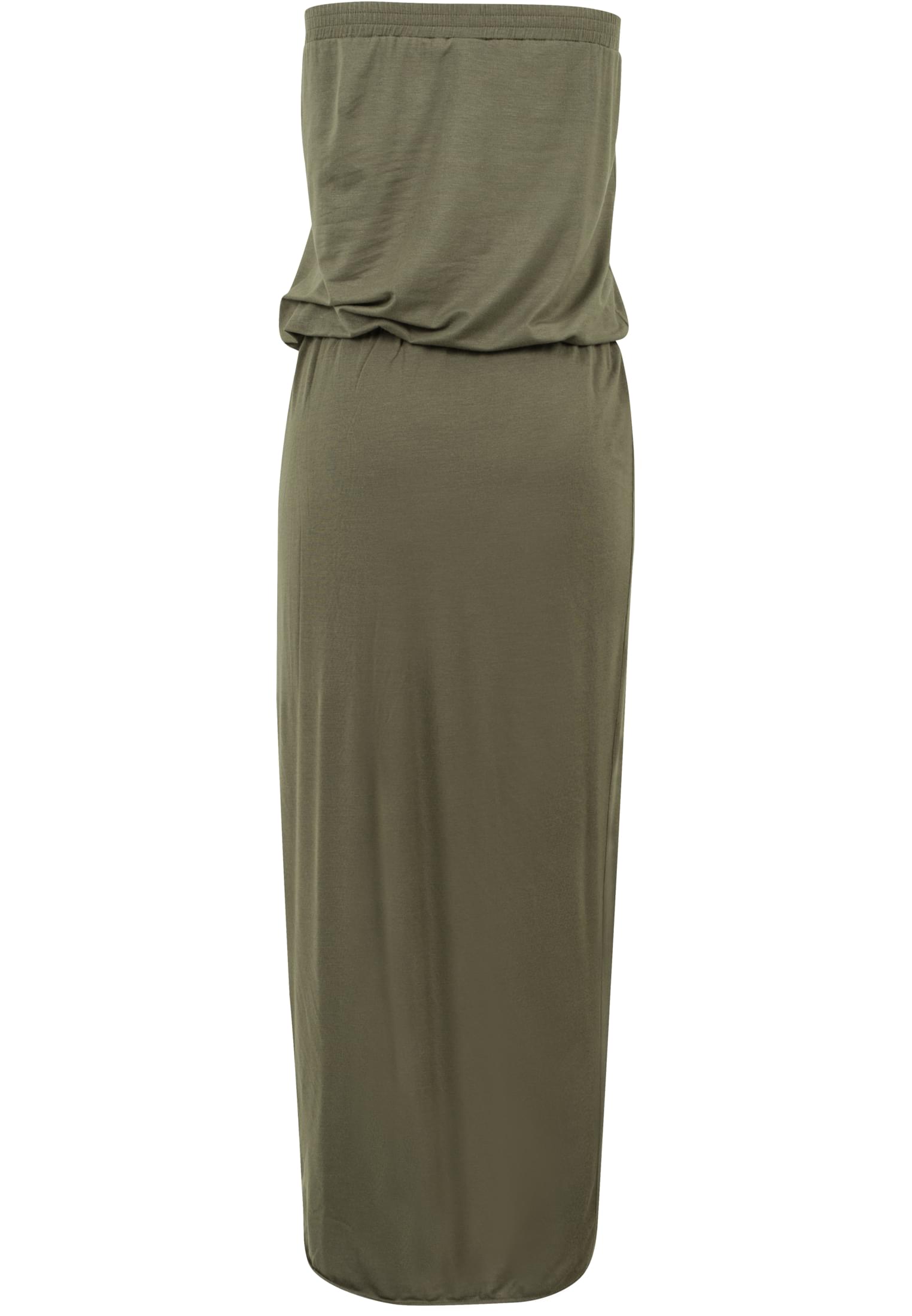 Ladies Viscose Bandeau Dress | olive