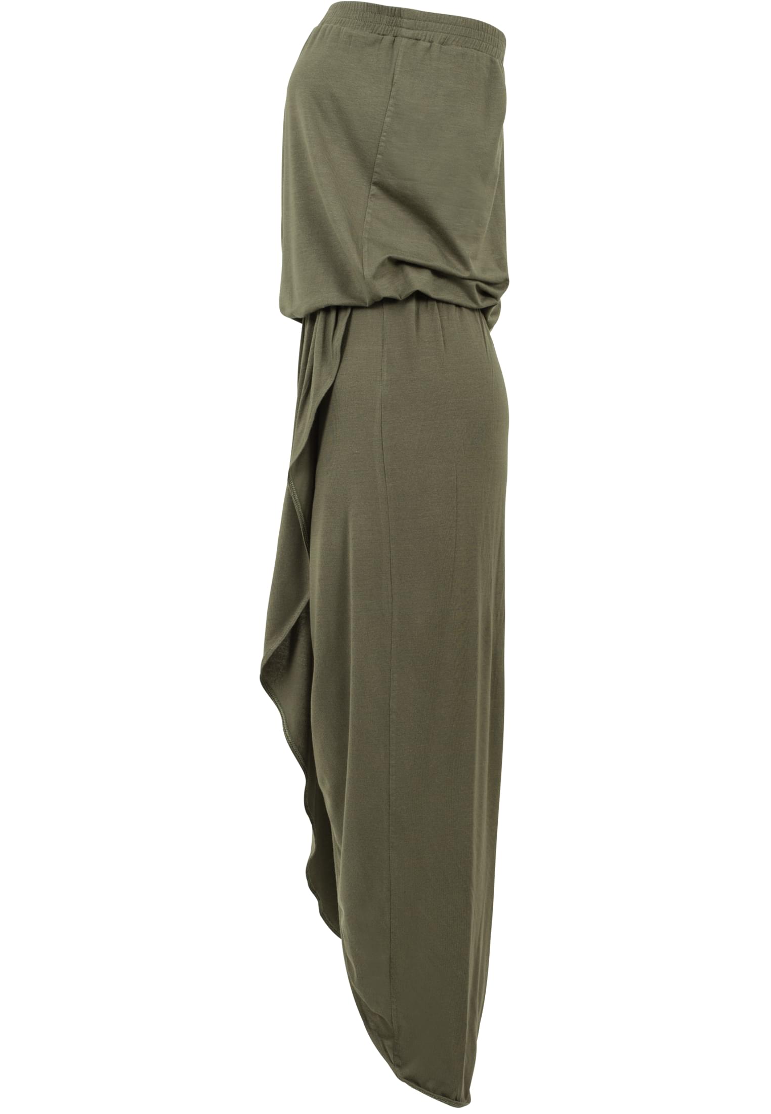 Ladies Viscose Bandeau Dress | olive