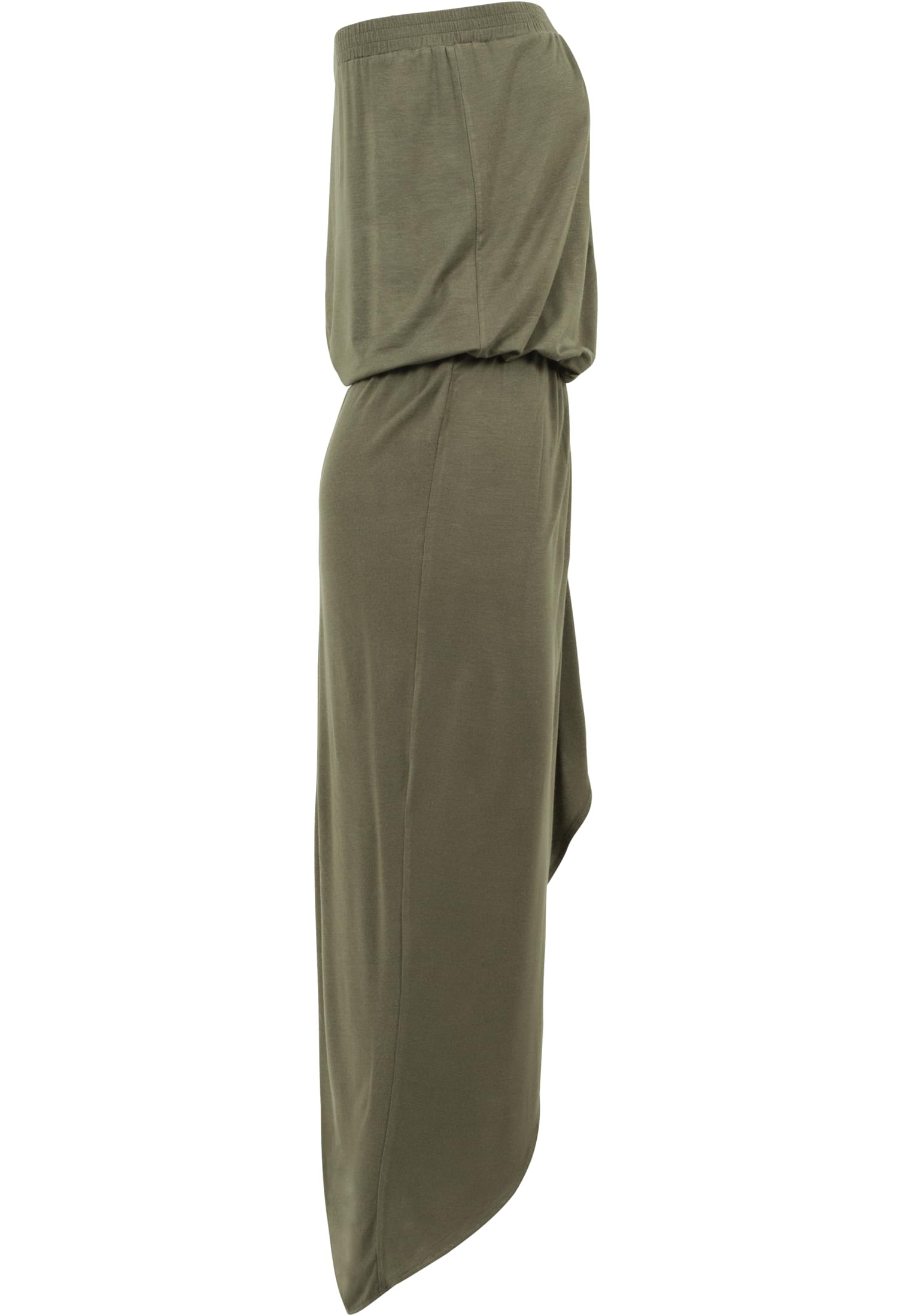 Ladies Viscose Bandeau Dress | olive