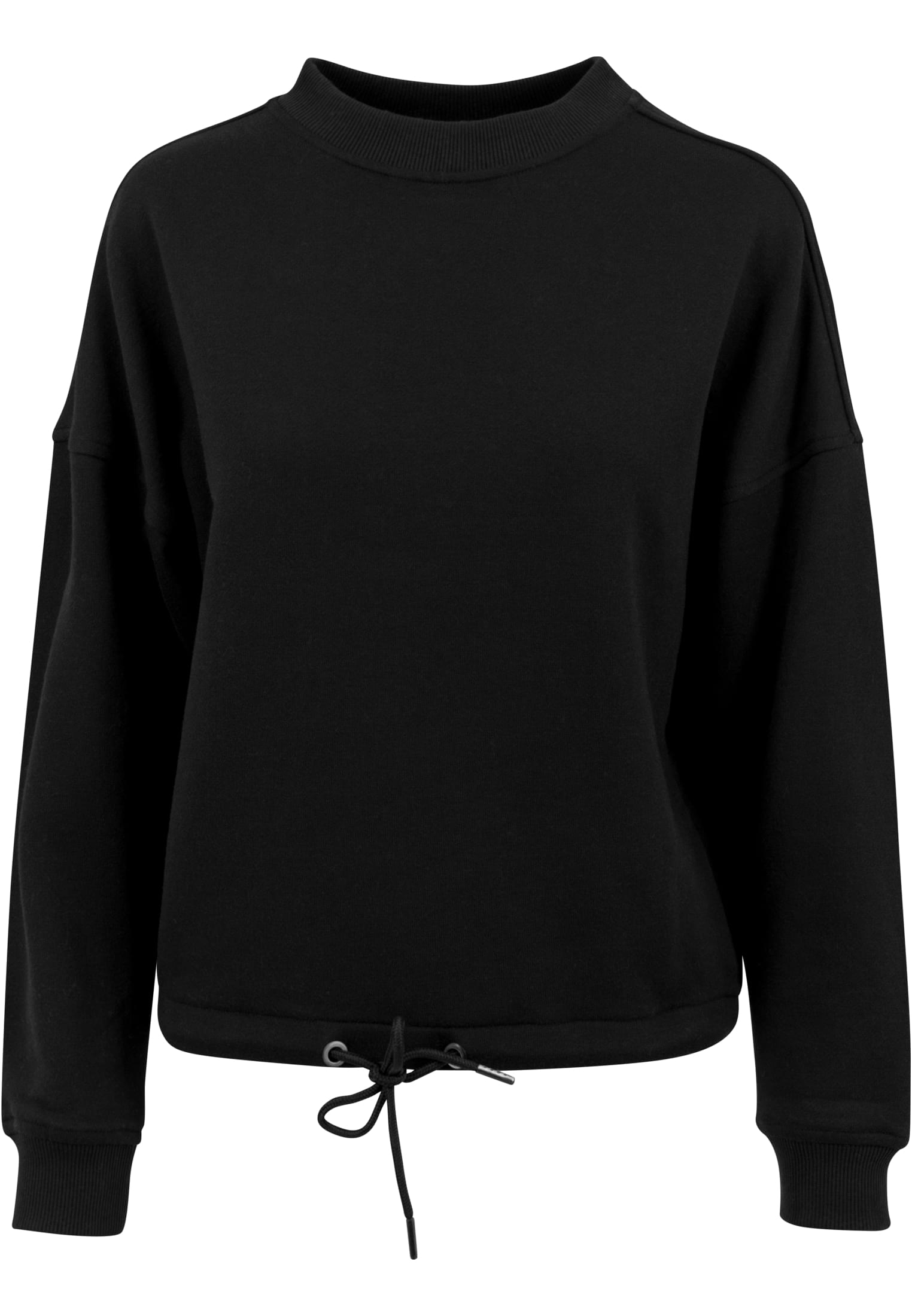 Ladies Oversized Crew | black