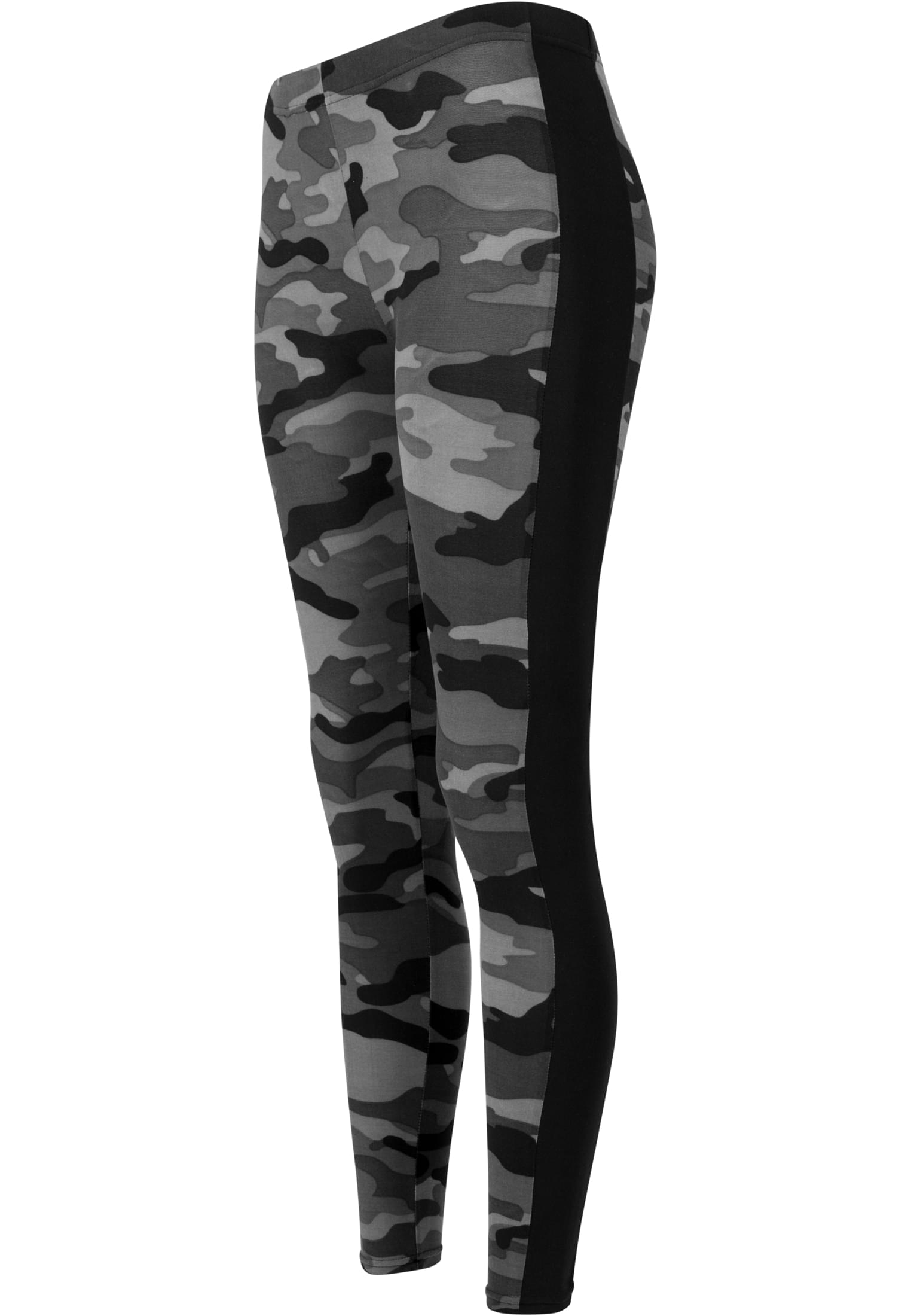 Ladies Camo Stripe Leggings | darkcamo/blk